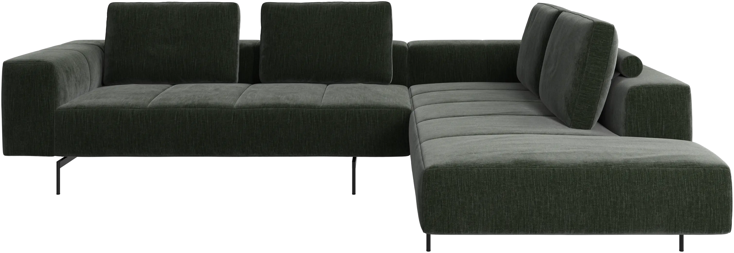 Amsterdam corner sofa with lounging unit