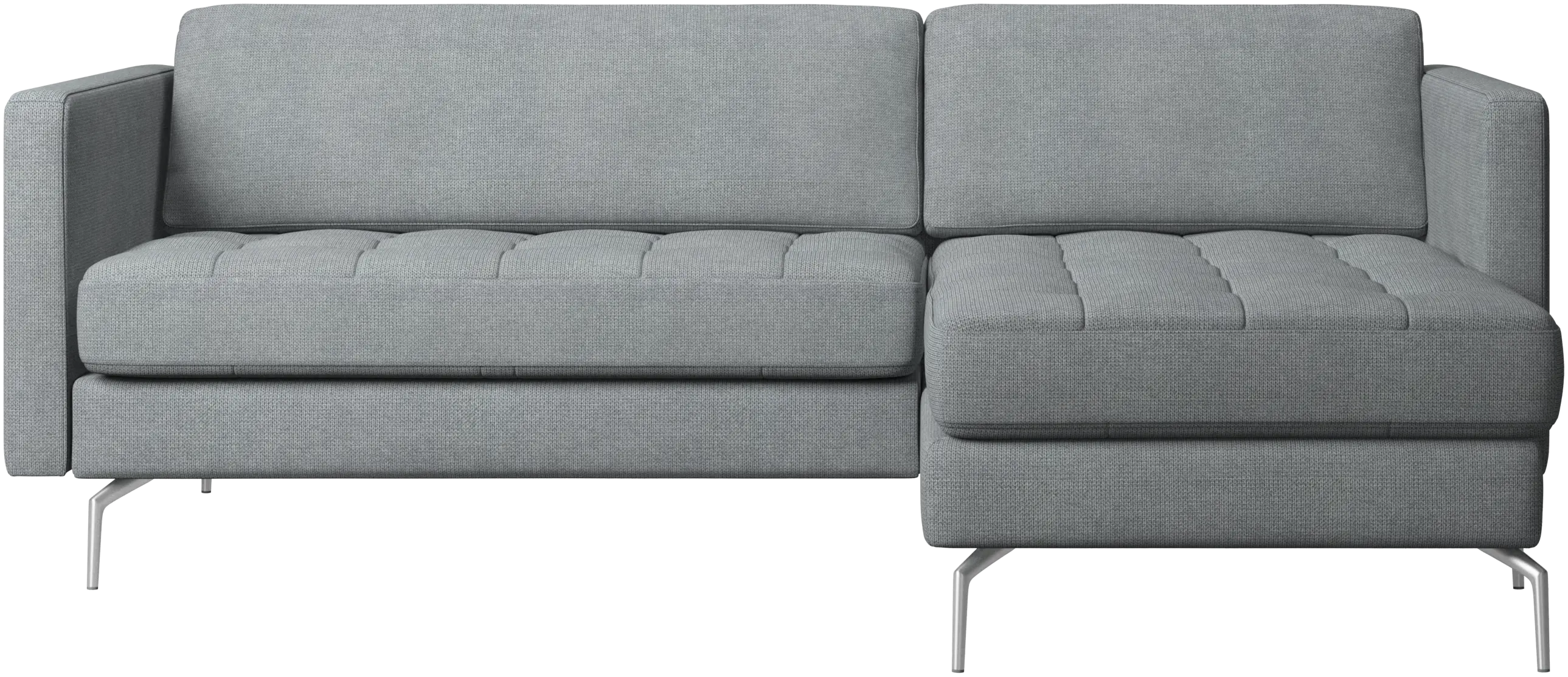 Osaka sofa with resting unit, tufted seat