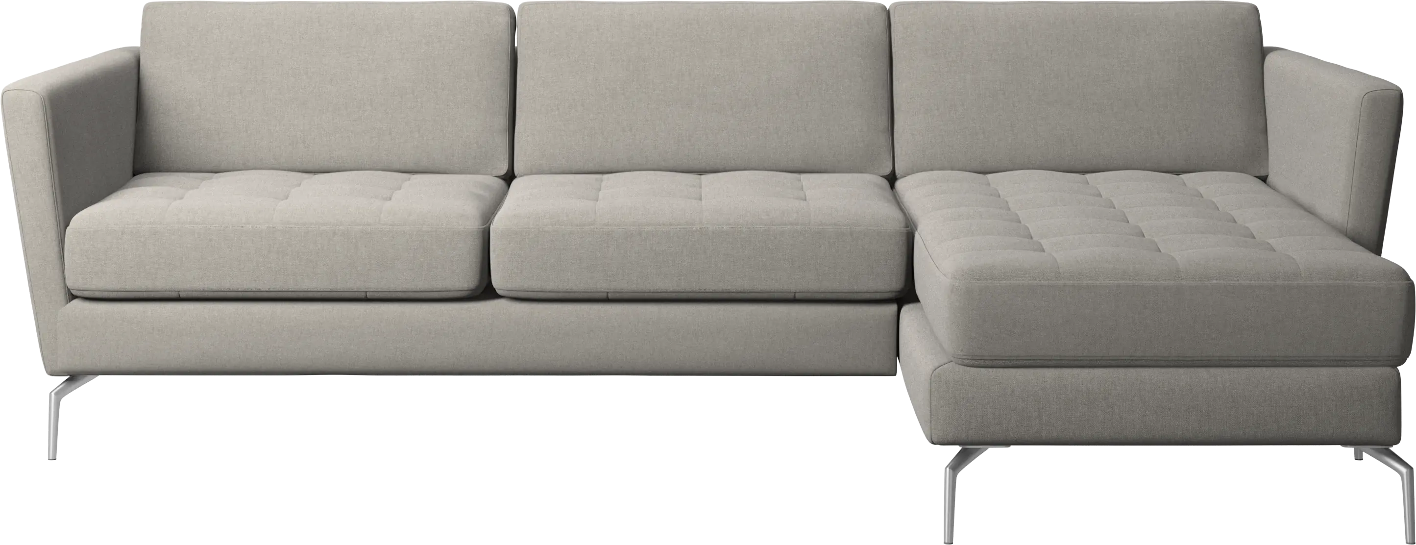 Osaka sofa with resting unit, tufted seat