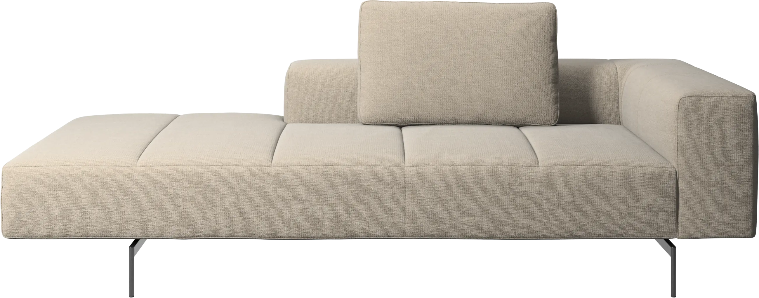 Amsterdam Iounging module for sofa, armrest right, open end left