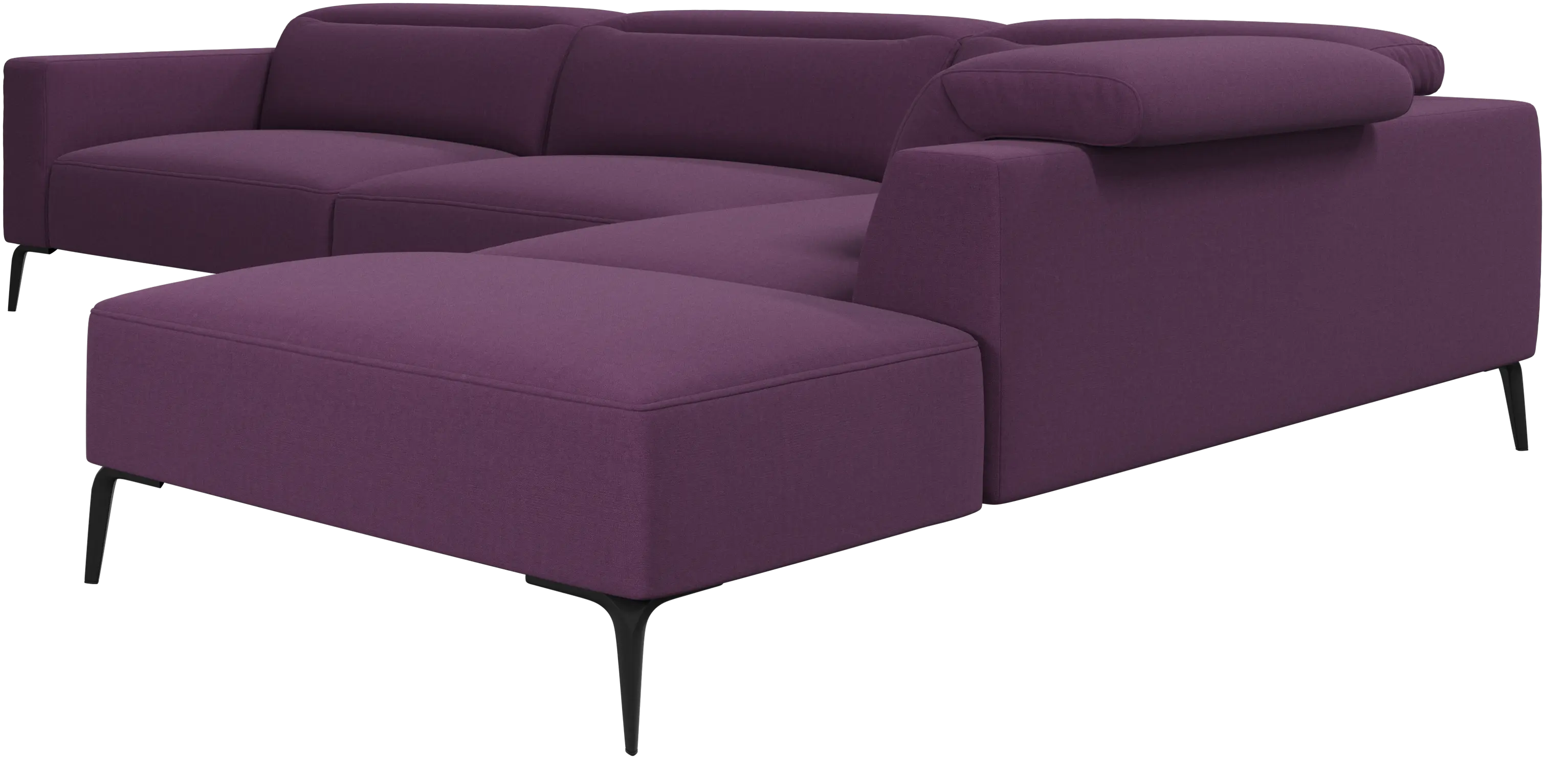 Zürich corner sofa with lounging unit