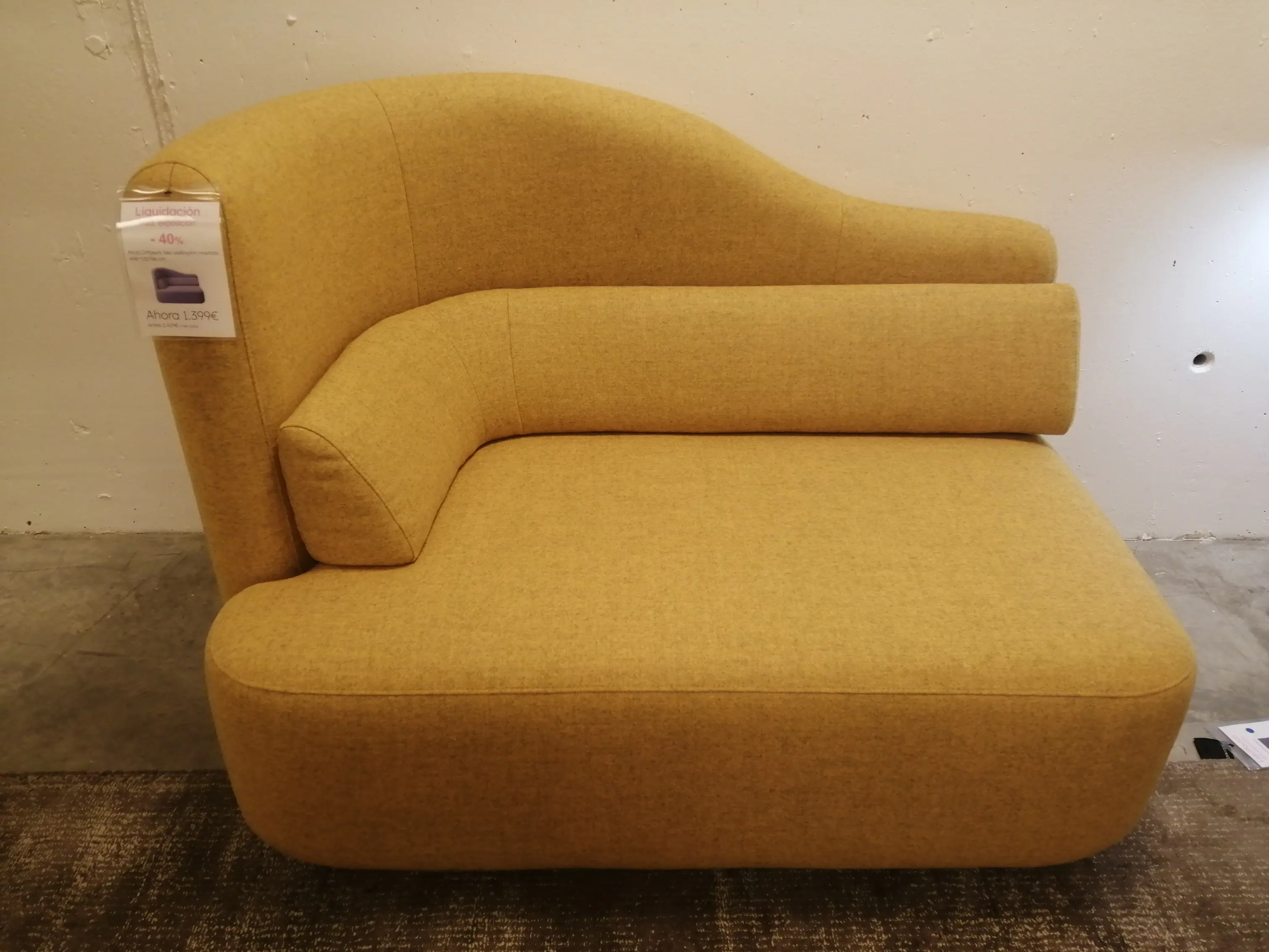Sofas 40% dto. Sofá Ottawa de 1.5 plazas brazo izquierdo