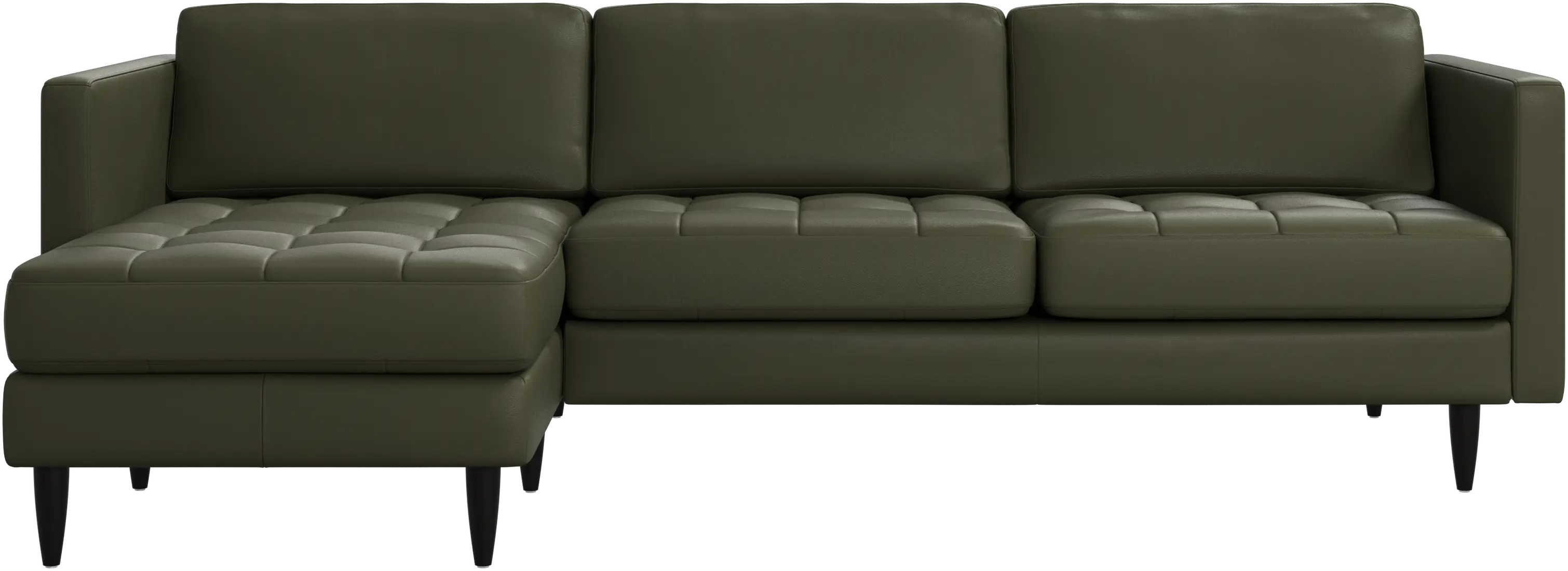 Osaka sofa with resting unit, tufted seat
