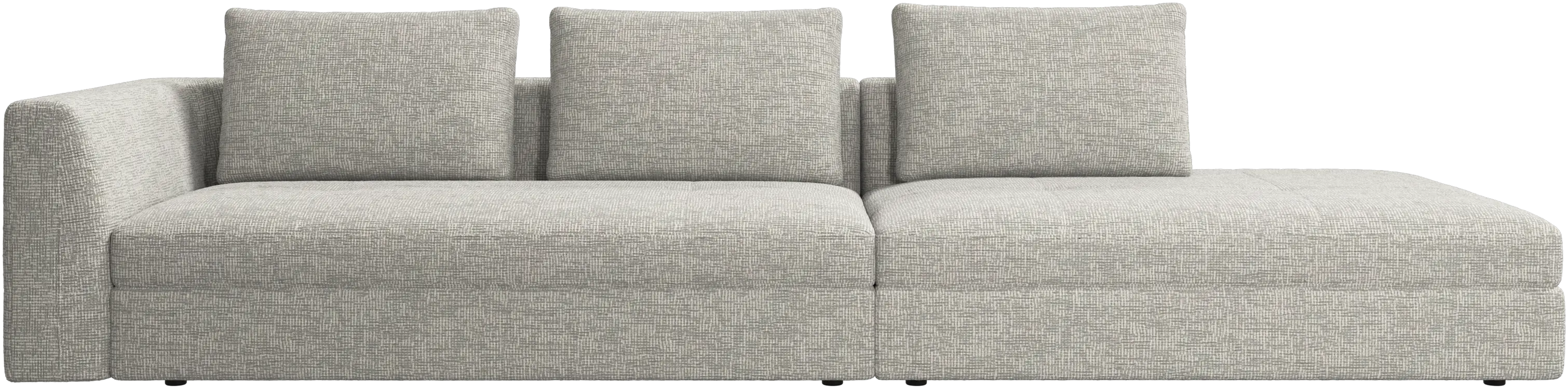 Bergamo sofa with lounging unit