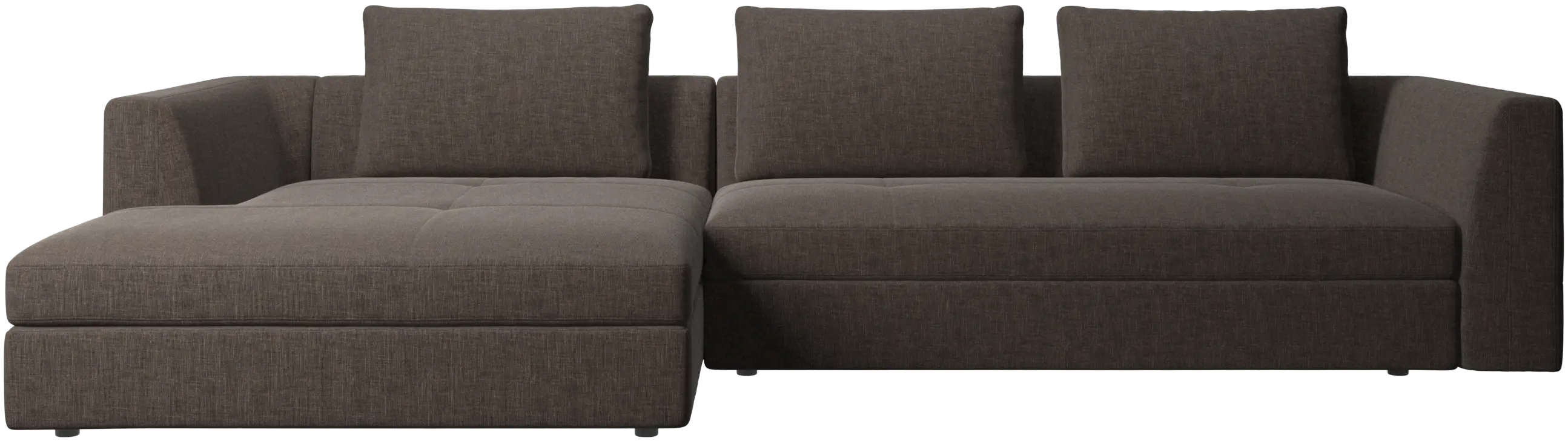 Bergamo sofa with resting unit