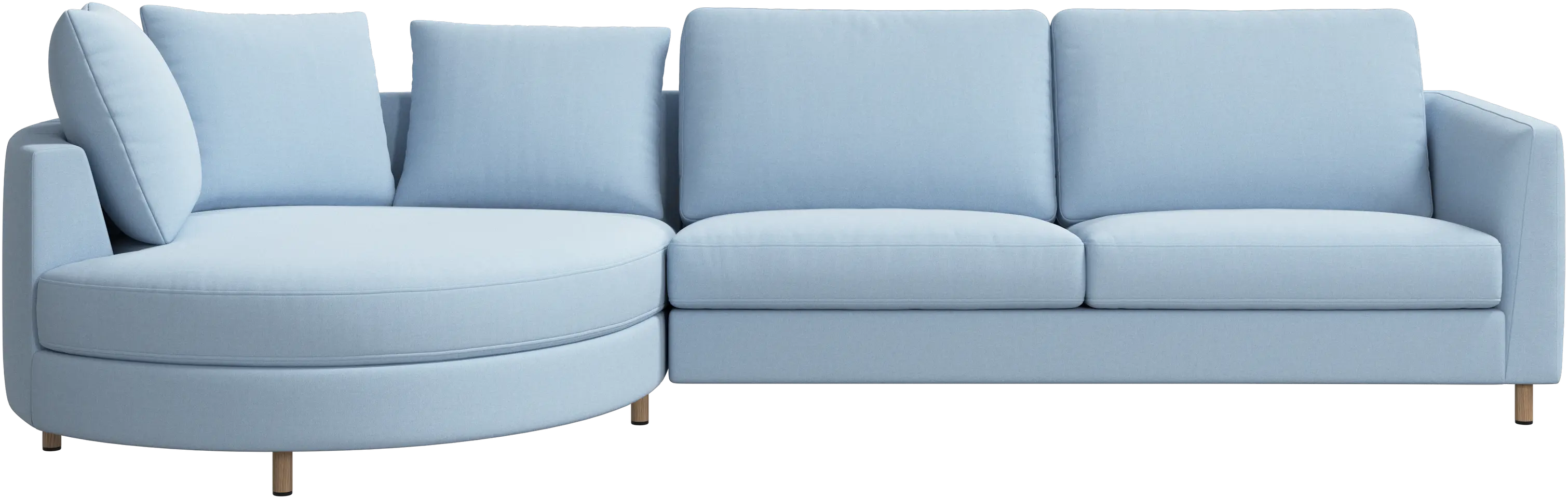 Sofá Indivi con módulo chaise-longue a la izquierda