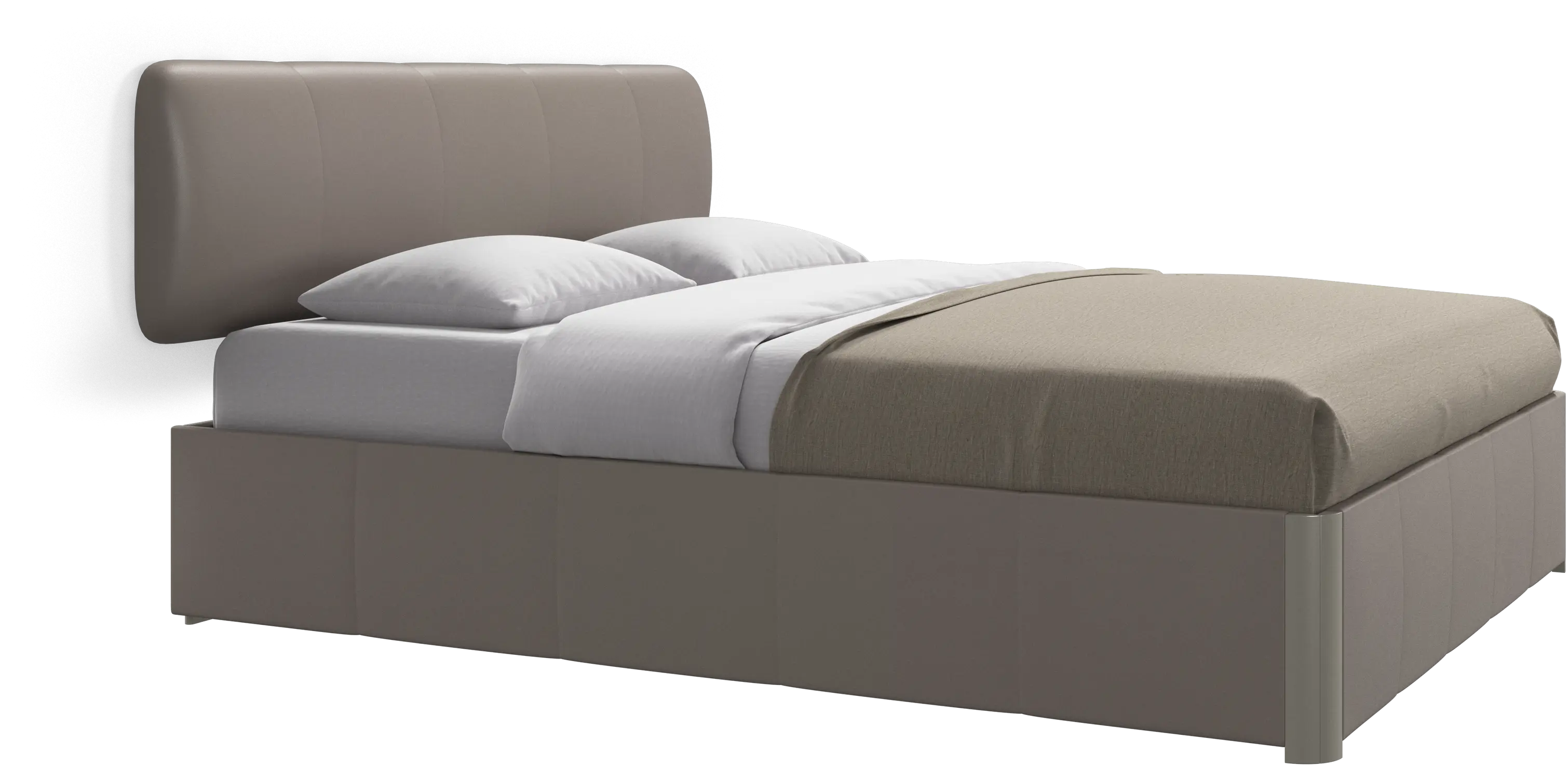 Element bed, wall-mounted headboard, without slats, excl. mattress