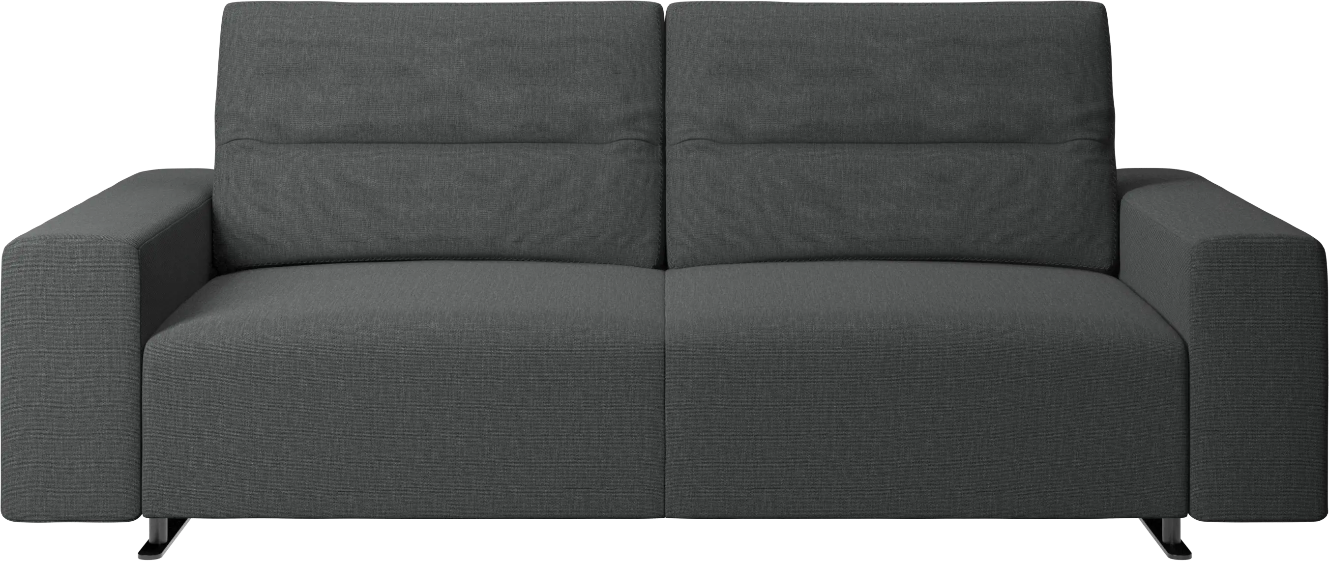 Hampton sofa with adjustable back and storage on the left side
