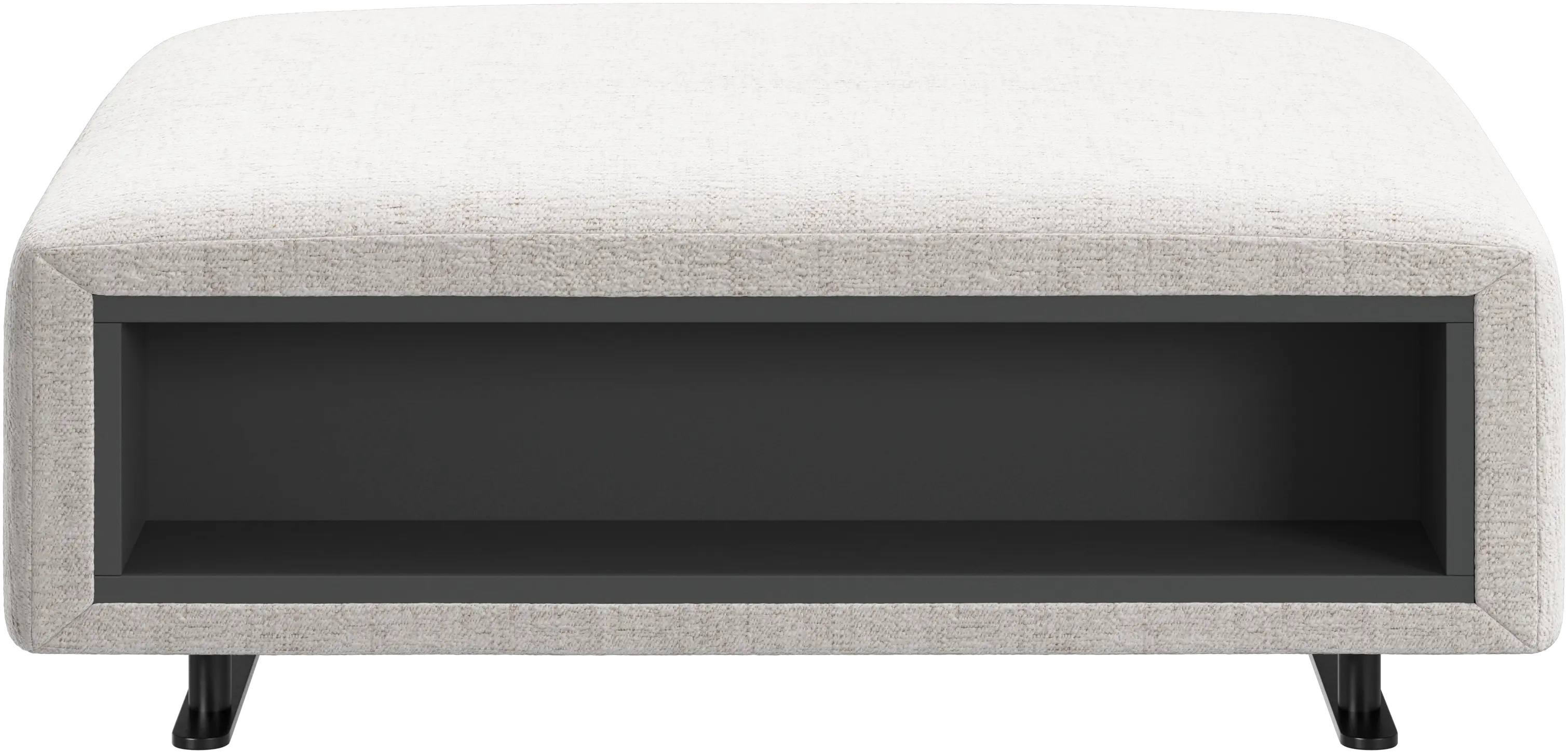 Pouf Hampton avec espaces de rangement