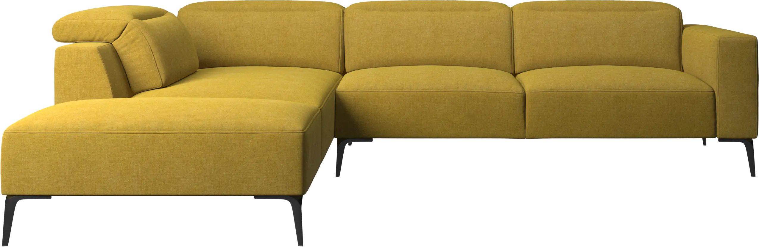 Zürich corner sofa with lounging unit
