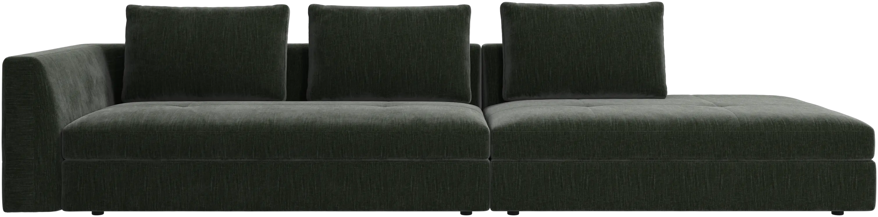 Bergamo sofa with lounging unit