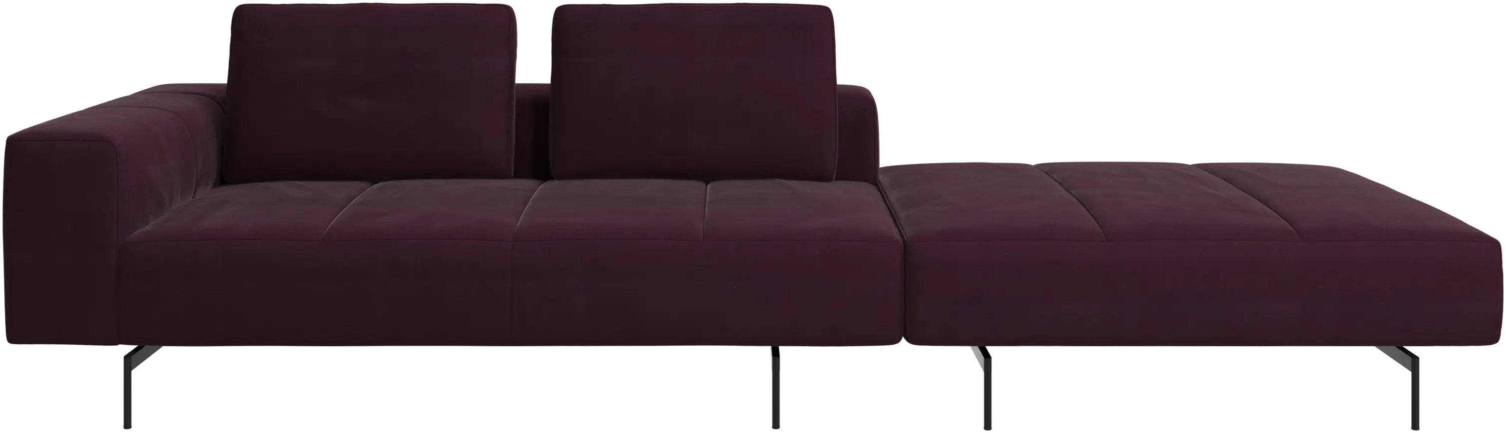 Sofa Amsterdam z pufem po prawej stronie