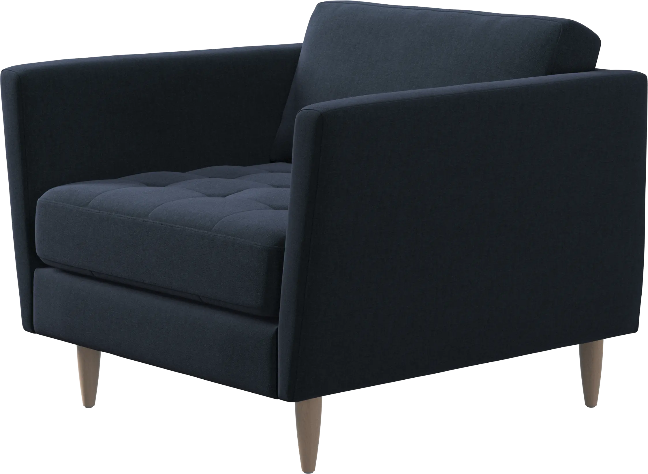 Osaka chair, tufted seat