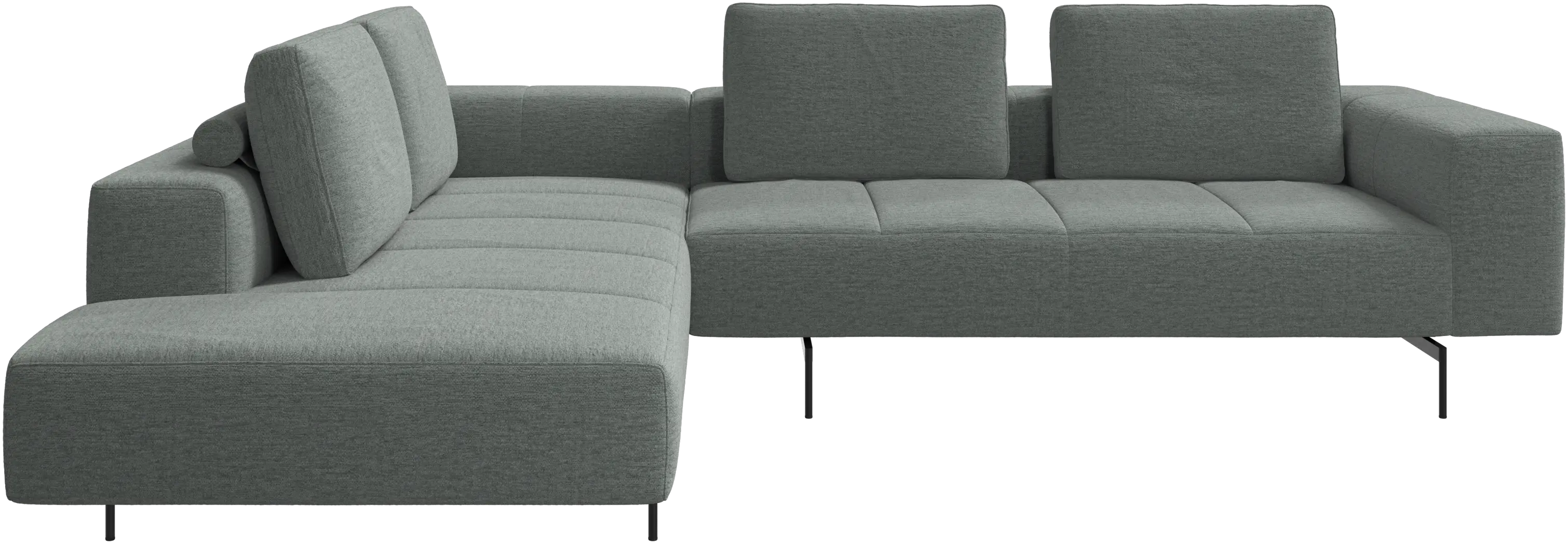 Amsterdam corner sofa with lounging unit