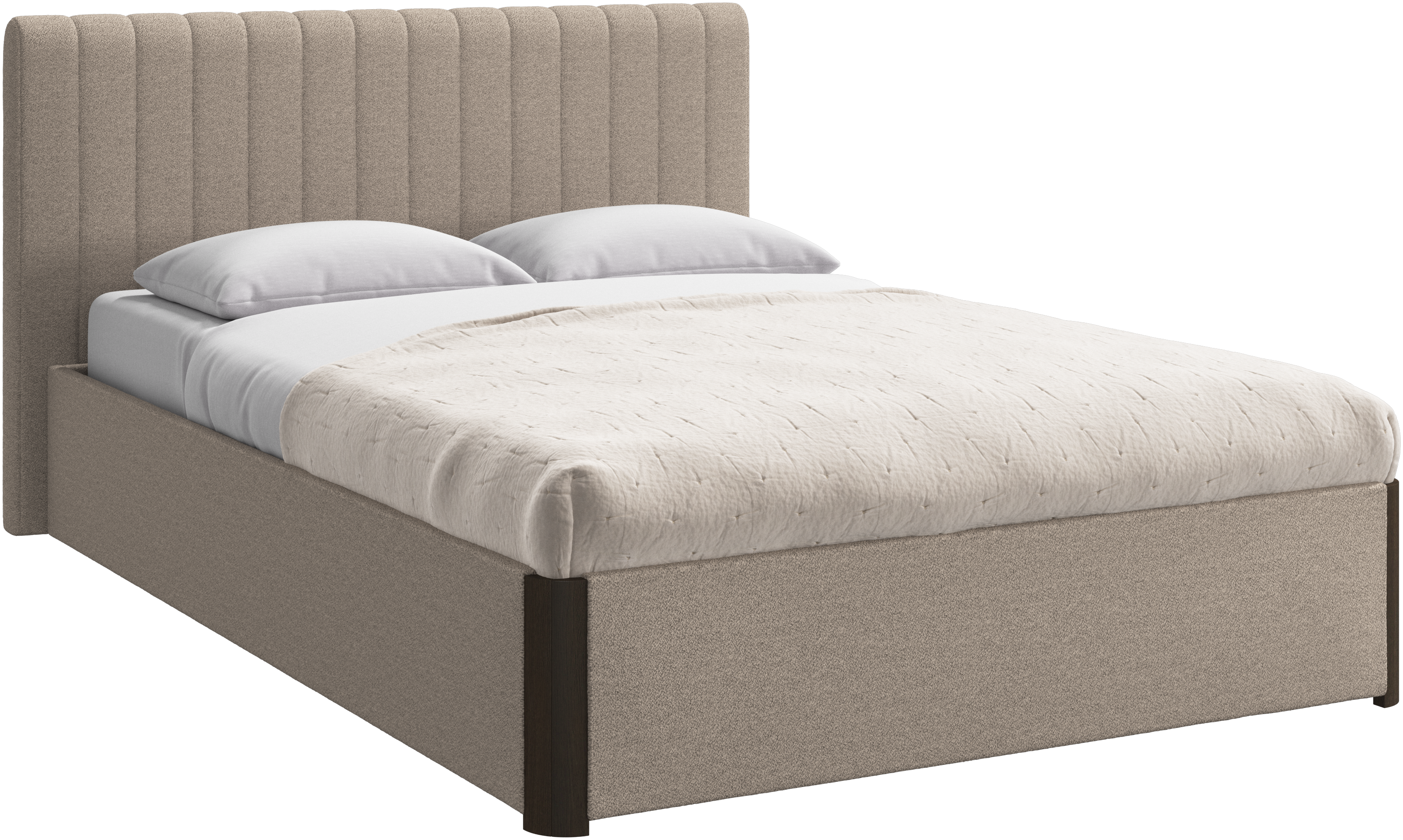 デザインボードベッドBona ボーナ スタンダードポケットコイルマットレス付き 木脚タイプ フルレイアウト ダブル フレーム幅140[C1][00] デザインボードベッドBona ボーナ スタンダードポケットコイル