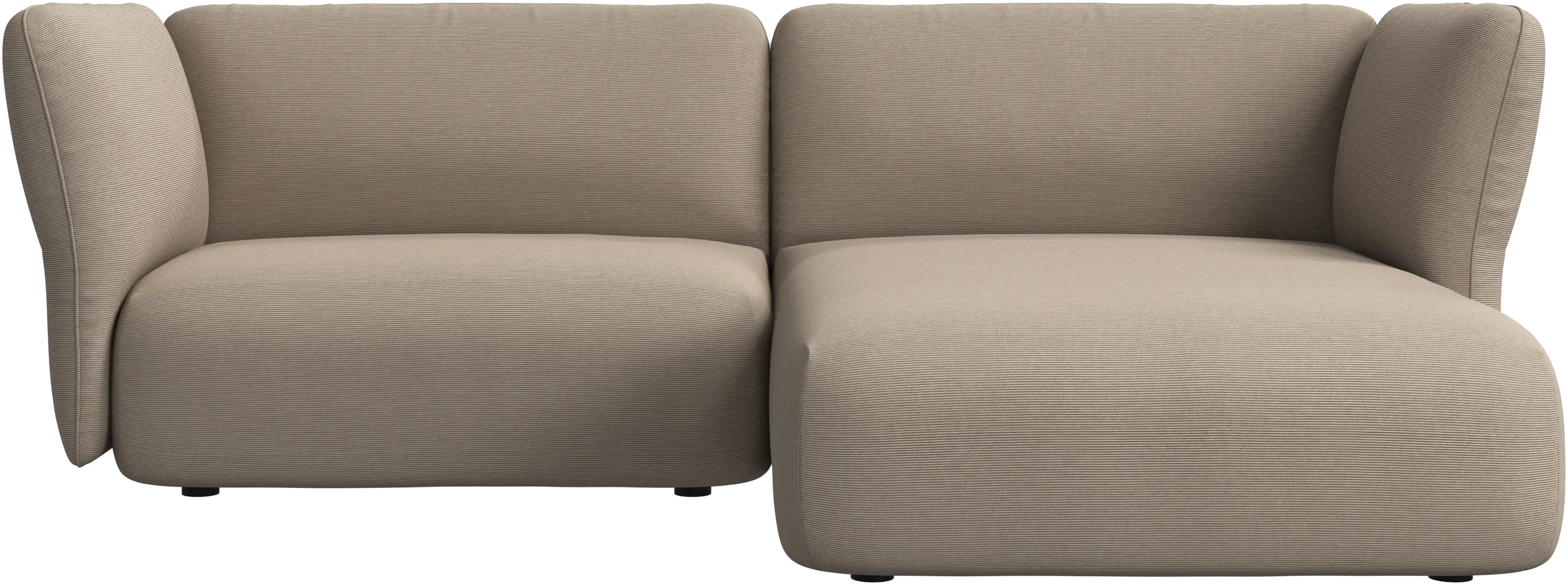 Paraggi 1.5-seater with chaise longue right