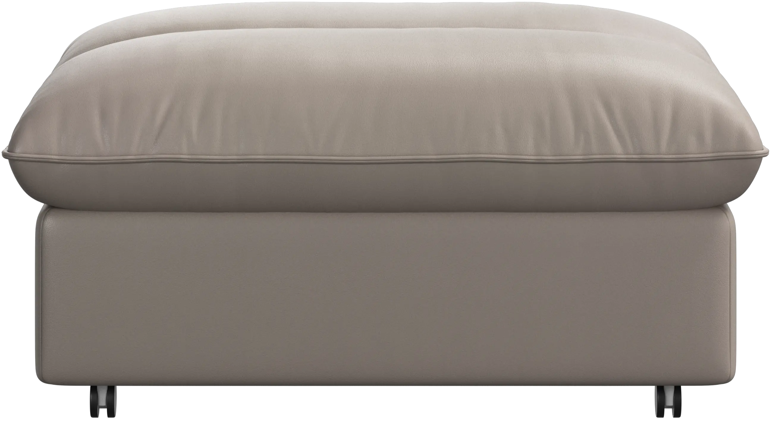 Pouf Southampton sur roues avec rangement