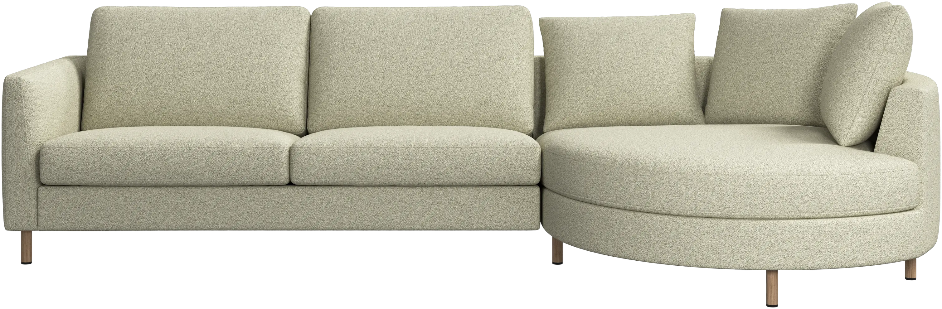 Sofá Indivi con módulo chaise-longue a la derecha