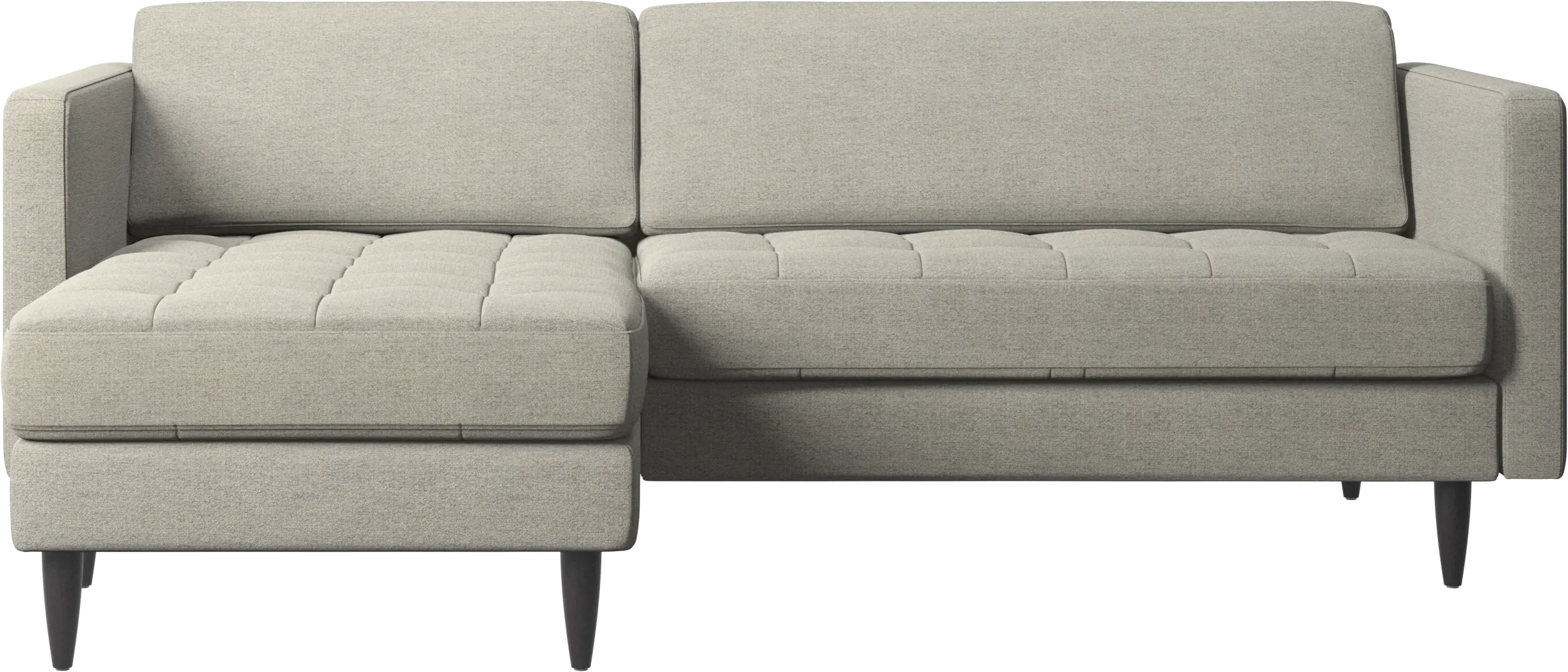 Osaka sofa with resting unit, tufted seat