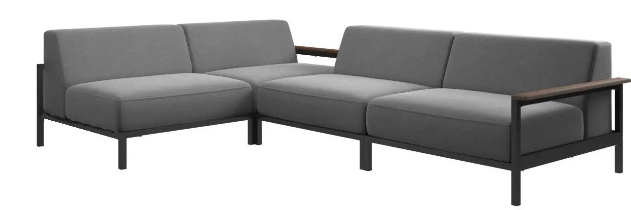 Outdoor Rome kültéri kanapéelemek, 4 db, -50%