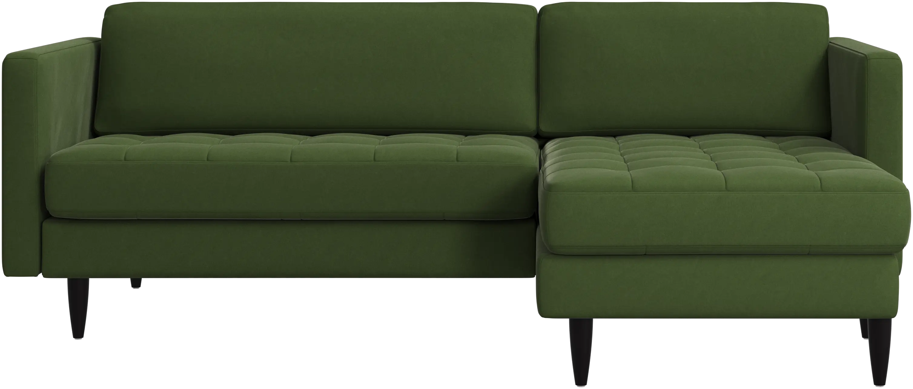 Osaka sofa with resting unit, tufted seat