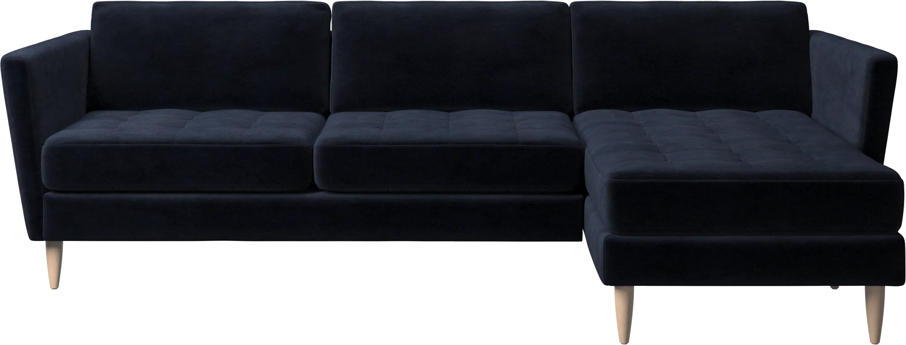 Osaka sofa with resting unit, tufted seat