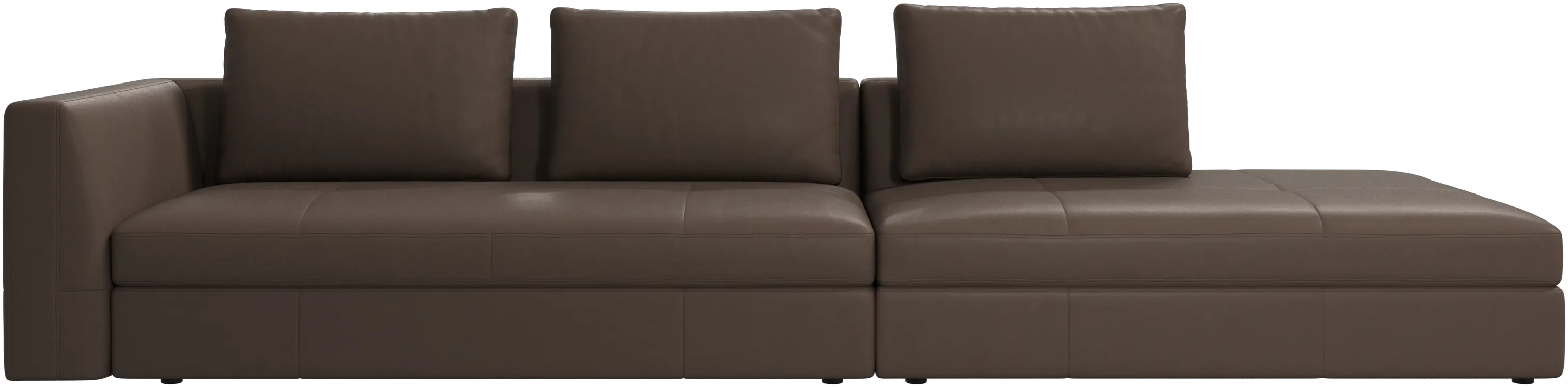 Bergamo sofa with lounging unit