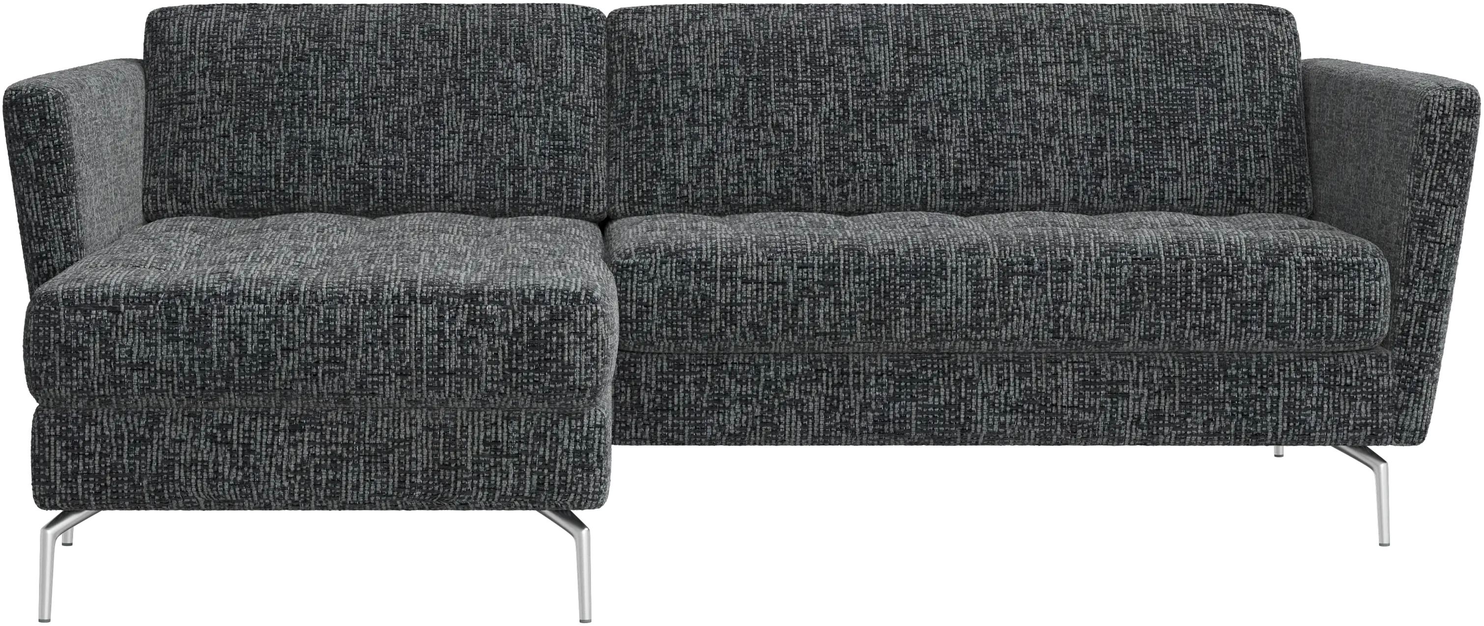 Osaka sofa with resting unit, tufted seat