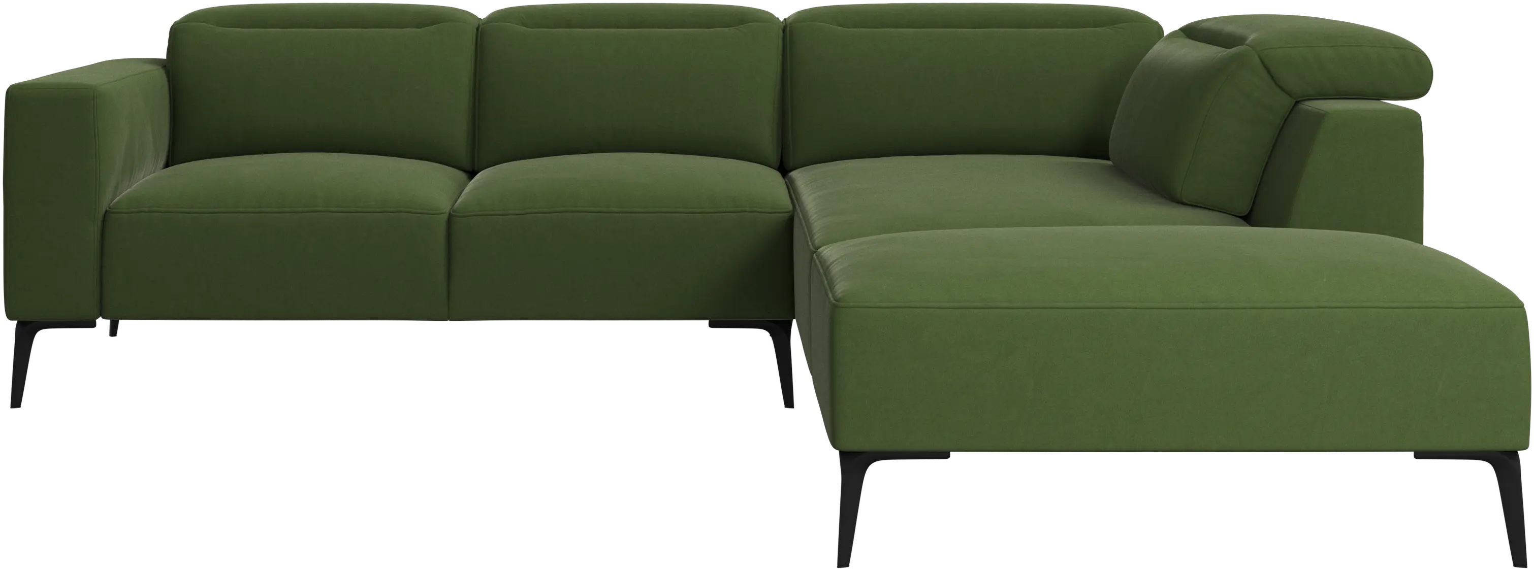 Zürich corner sofa with lounging unit