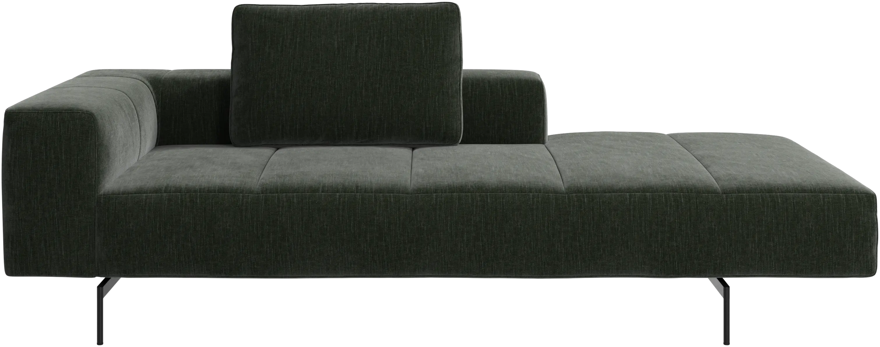 Amsterdam ソファ用ラウンジモジュール (左アームレスト、右オープンエンド)