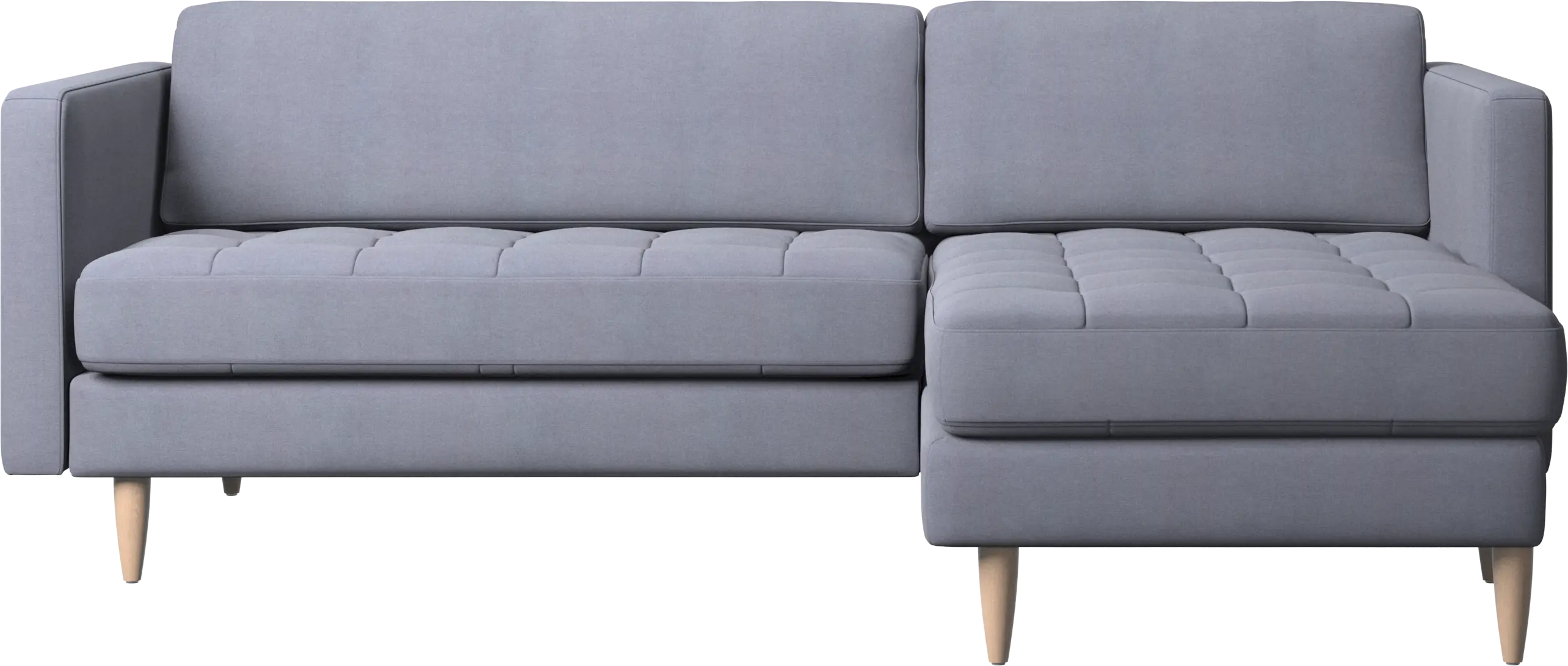 Osaka sofa with resting unit, tufted seat