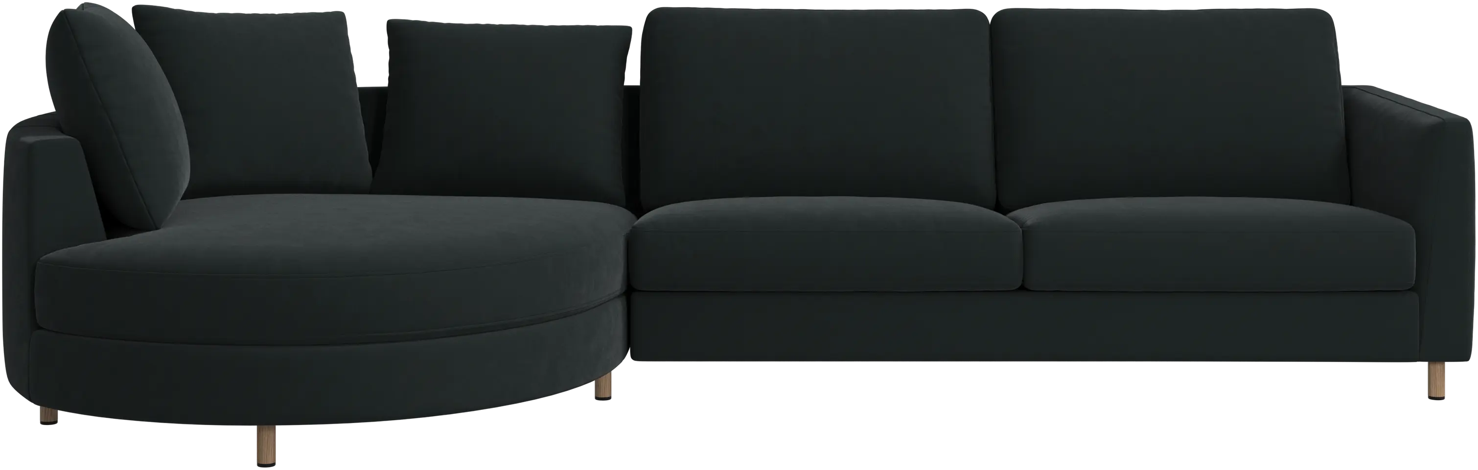 Indivi sofa with chaise longue left