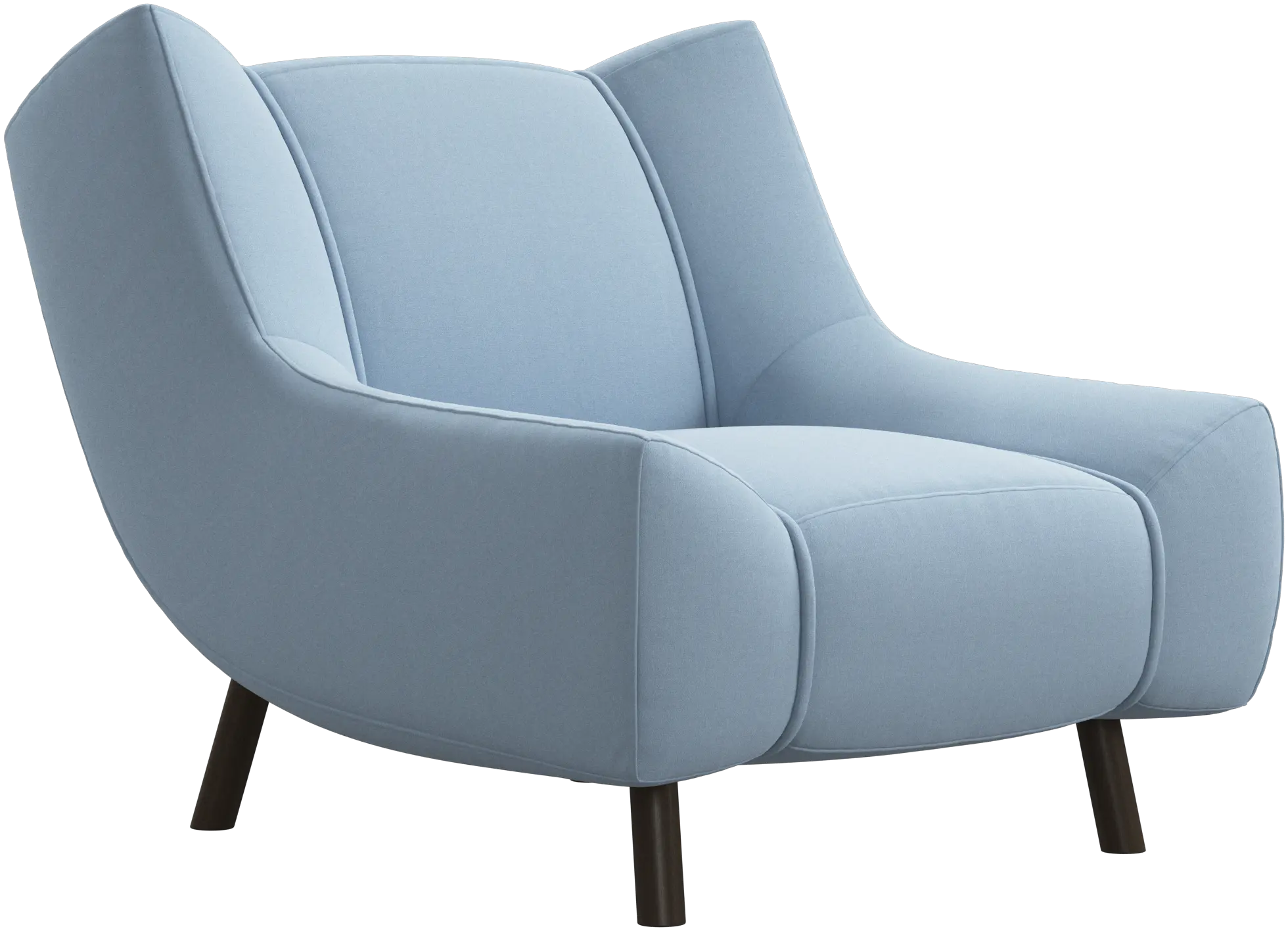 Chaise Nawabari, jambe en bois