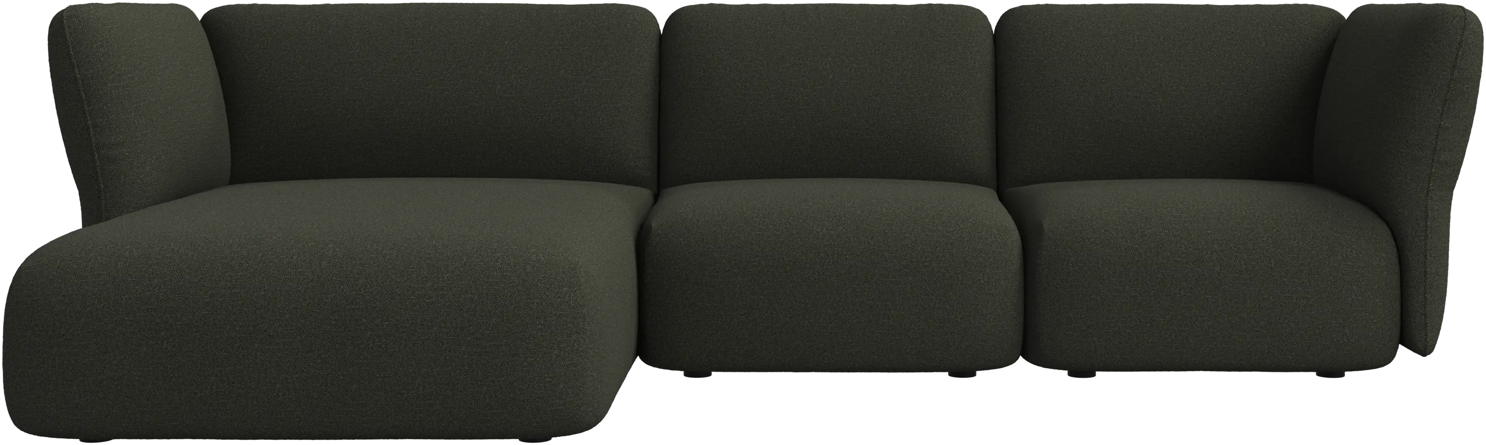 Paraggi 2-seater with chaise longue left