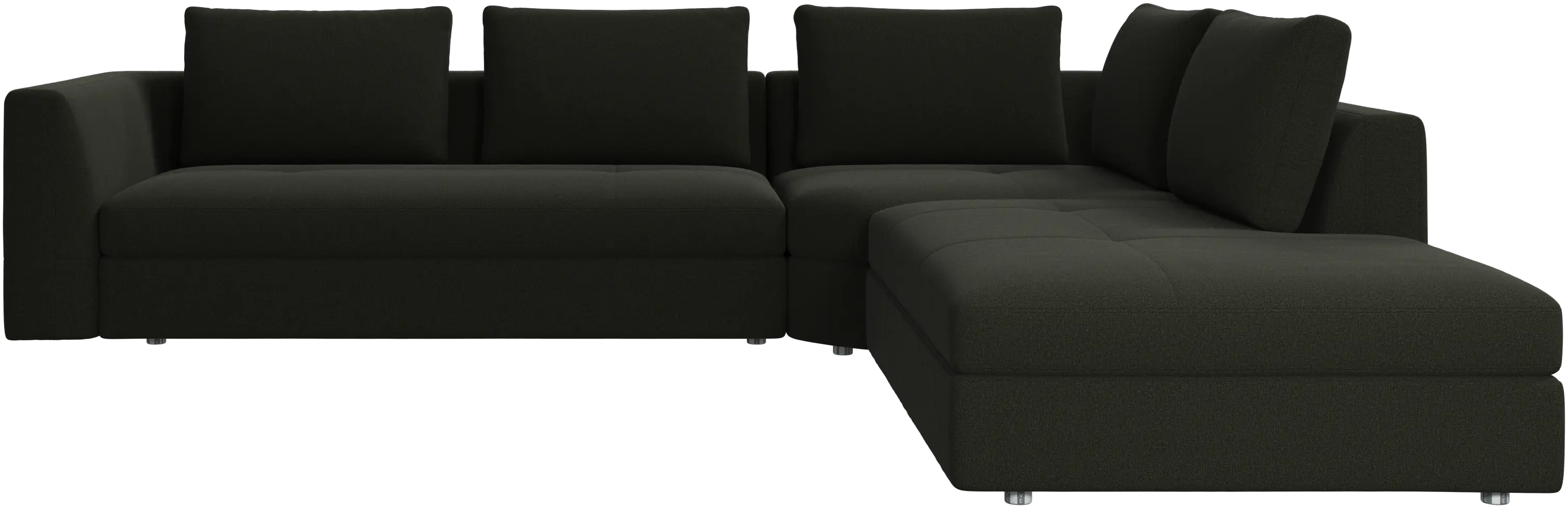 Bergamo corner sofa with lounging unit