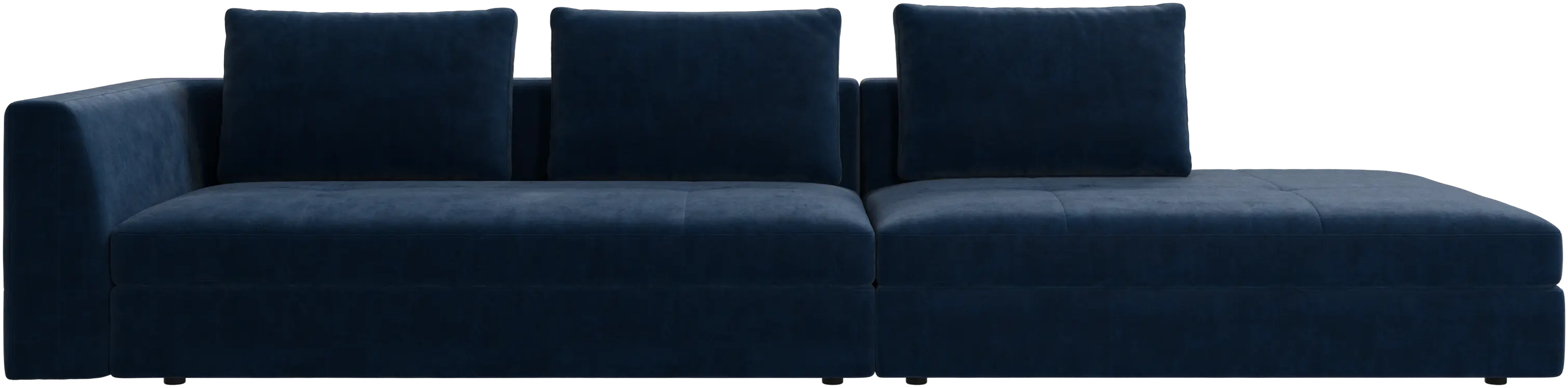 Bergamo sofa with lounging unit