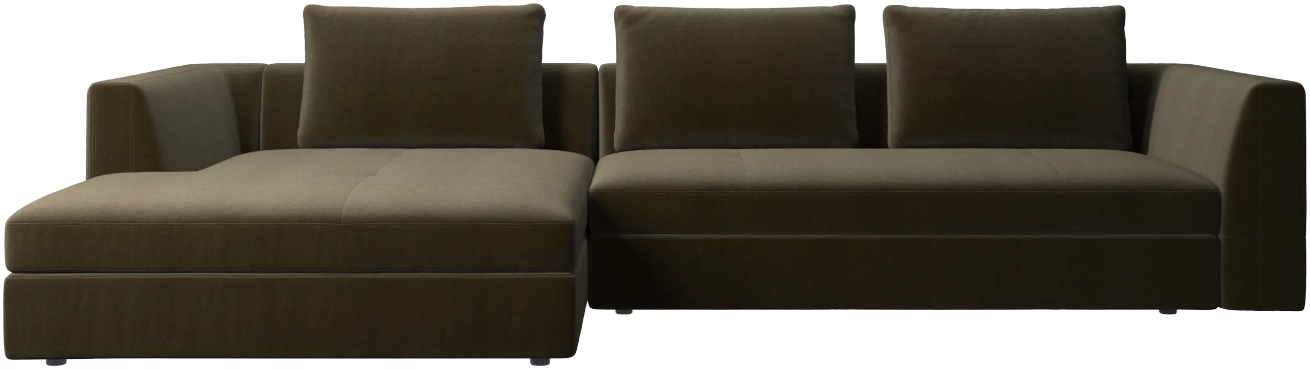 Bergamo sofa with resting unit