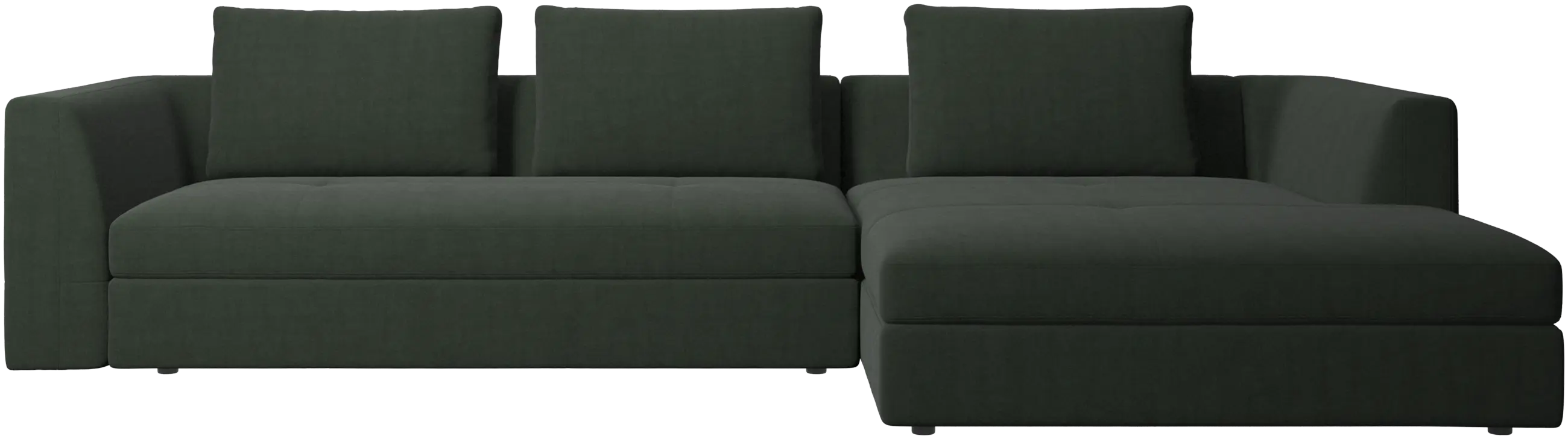 Bergamo sofa with resting unit