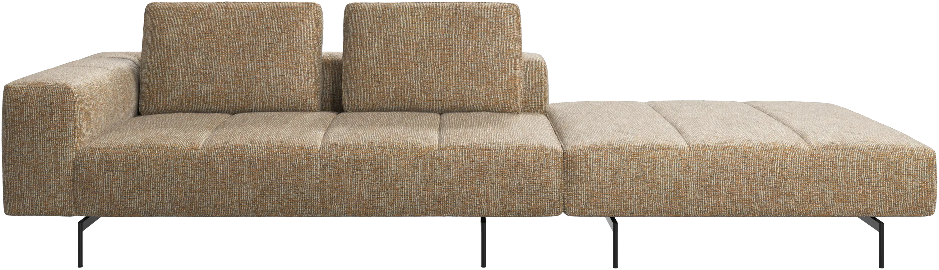 Canapé Amsterdam avec pouf sur la droite