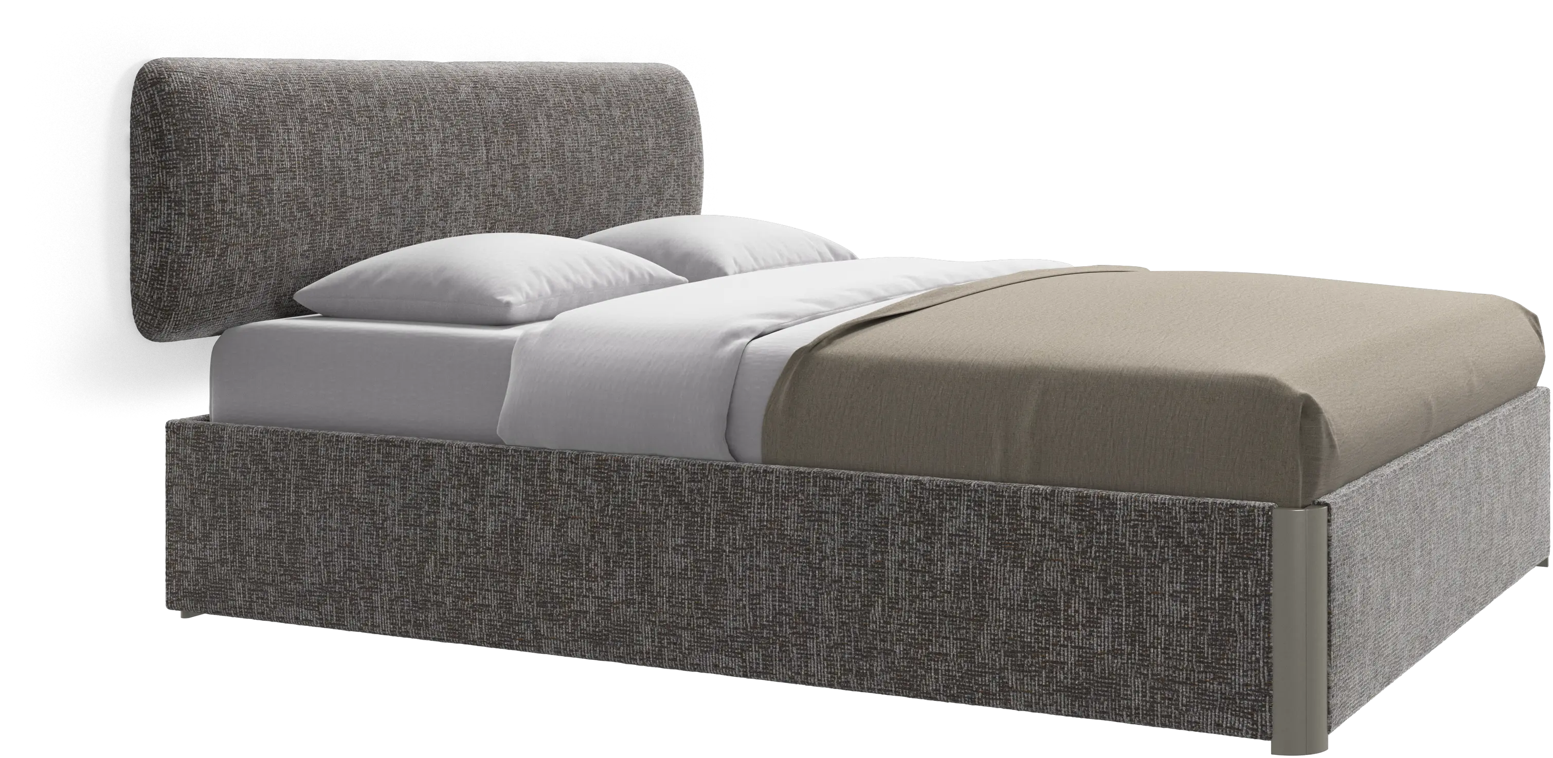 Element cama, cabecero montado en la pared, sin láminas, excl. colchón