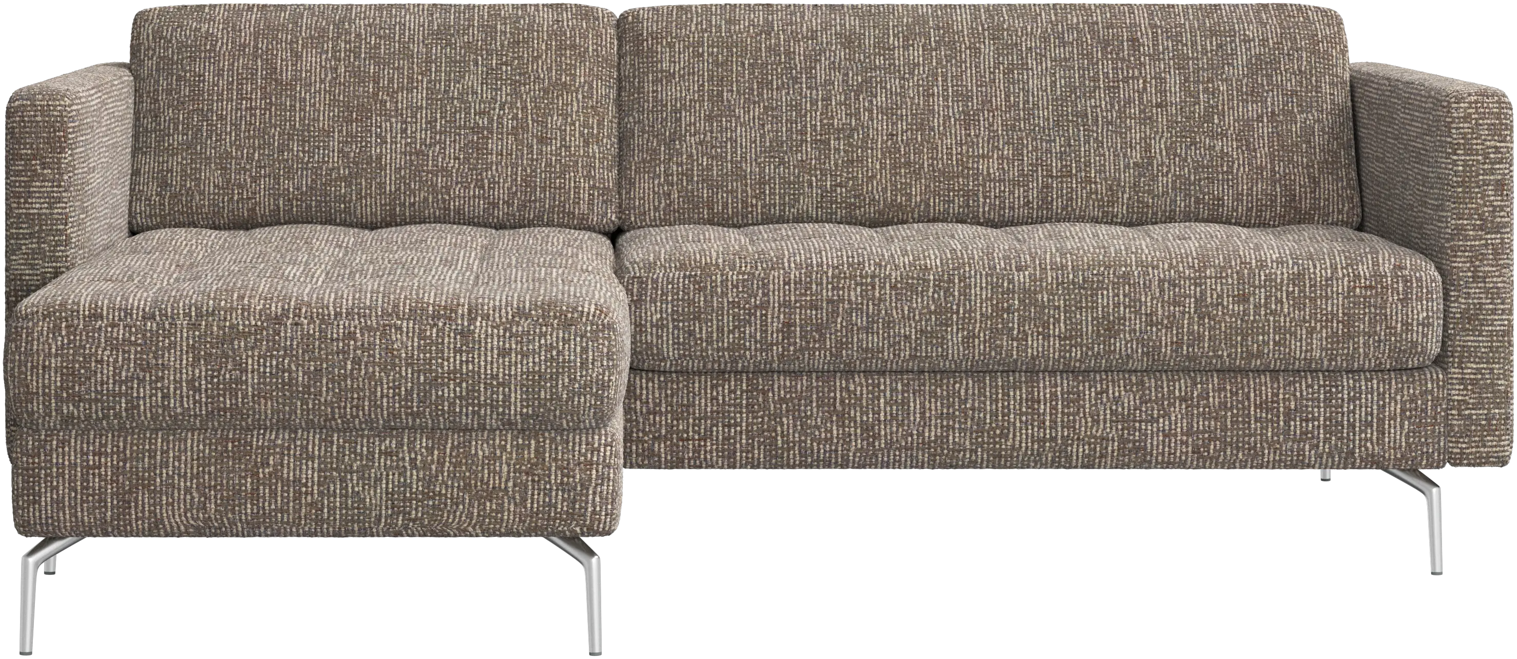 Osaka sofa with resting unit, tufted seat