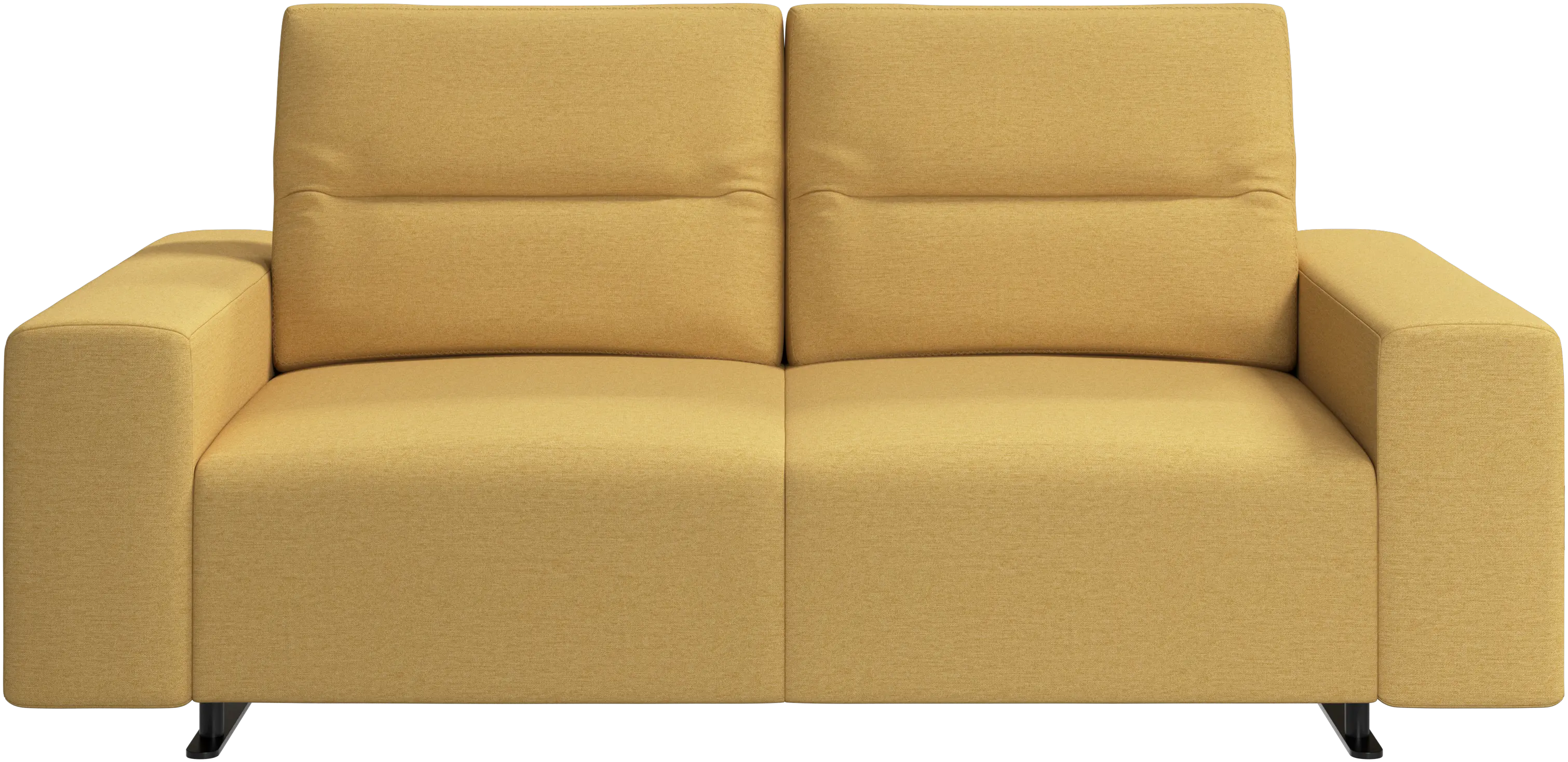 Hampton sofa with adjustable back and storage on the left side