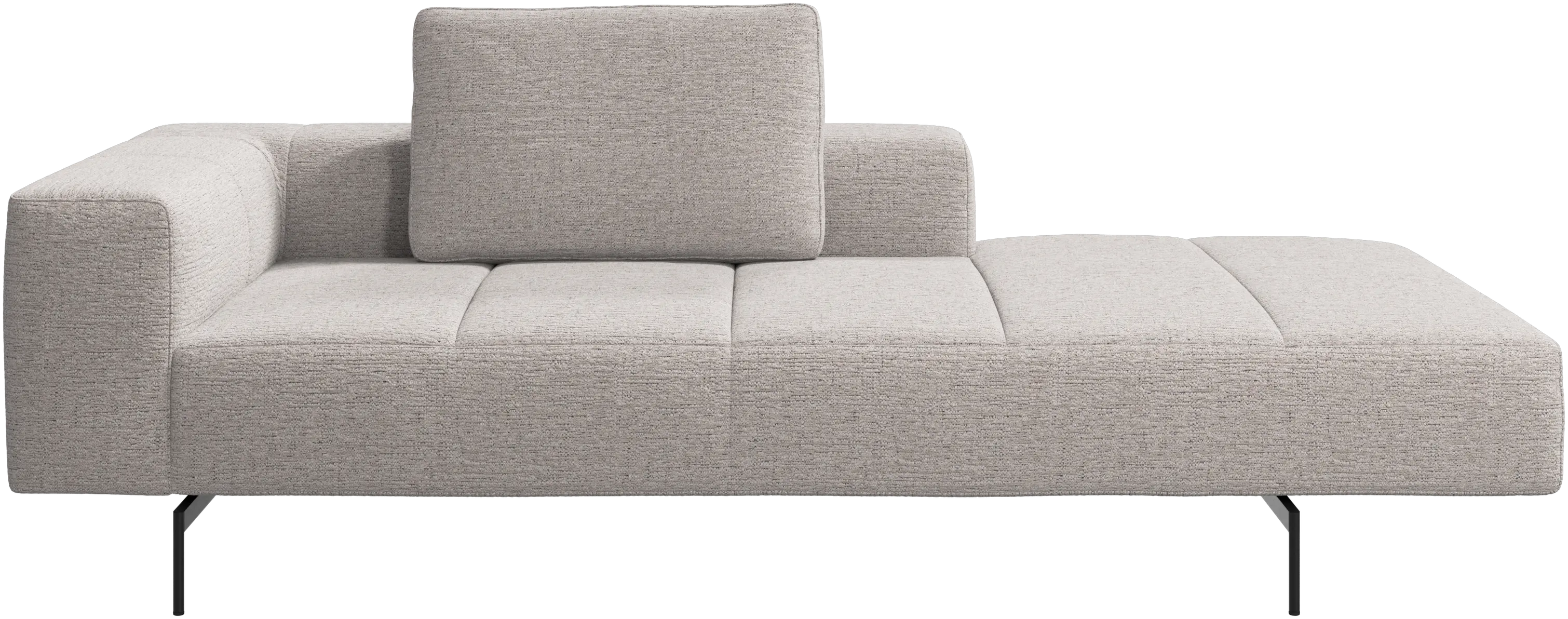 Amsterdam ソファ用ラウンジモジュール (左アームレスト、右オープンエンド)