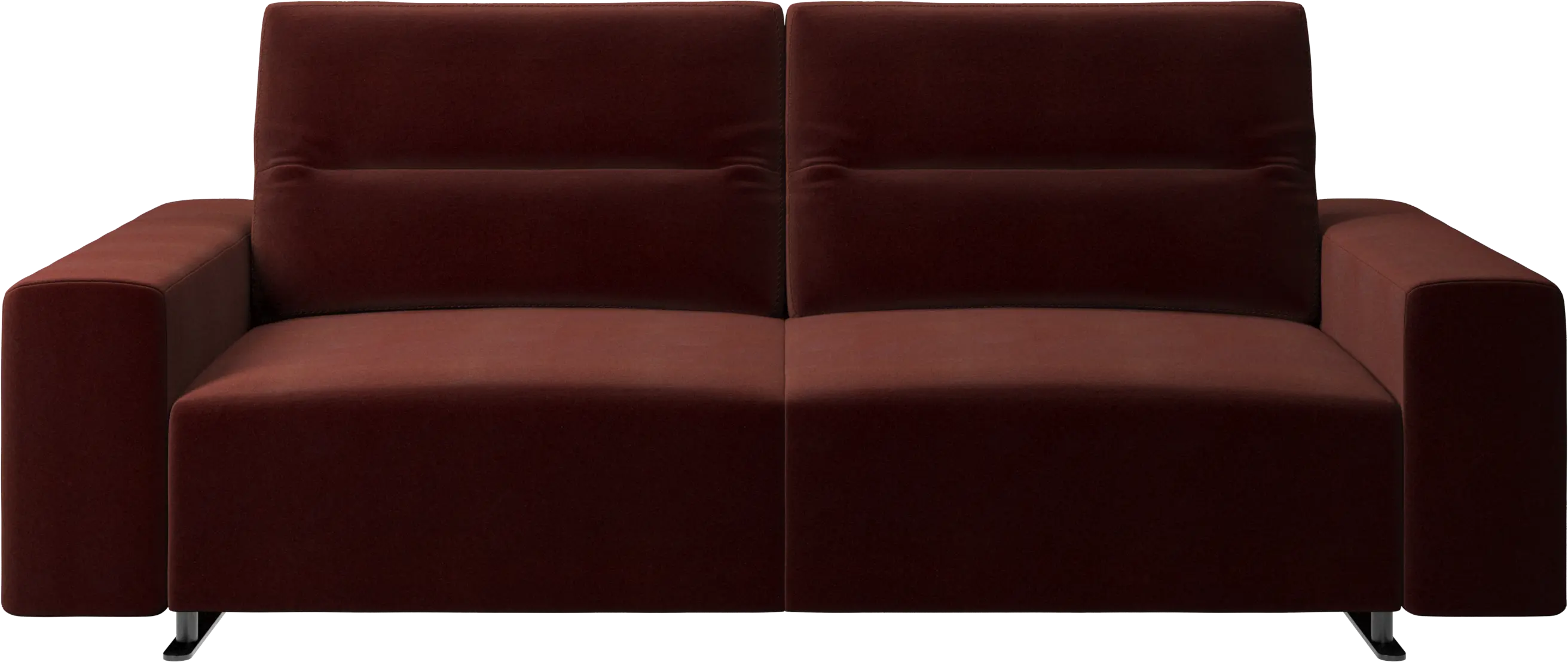 Hampton sofa with adjustable back and storage on the left side