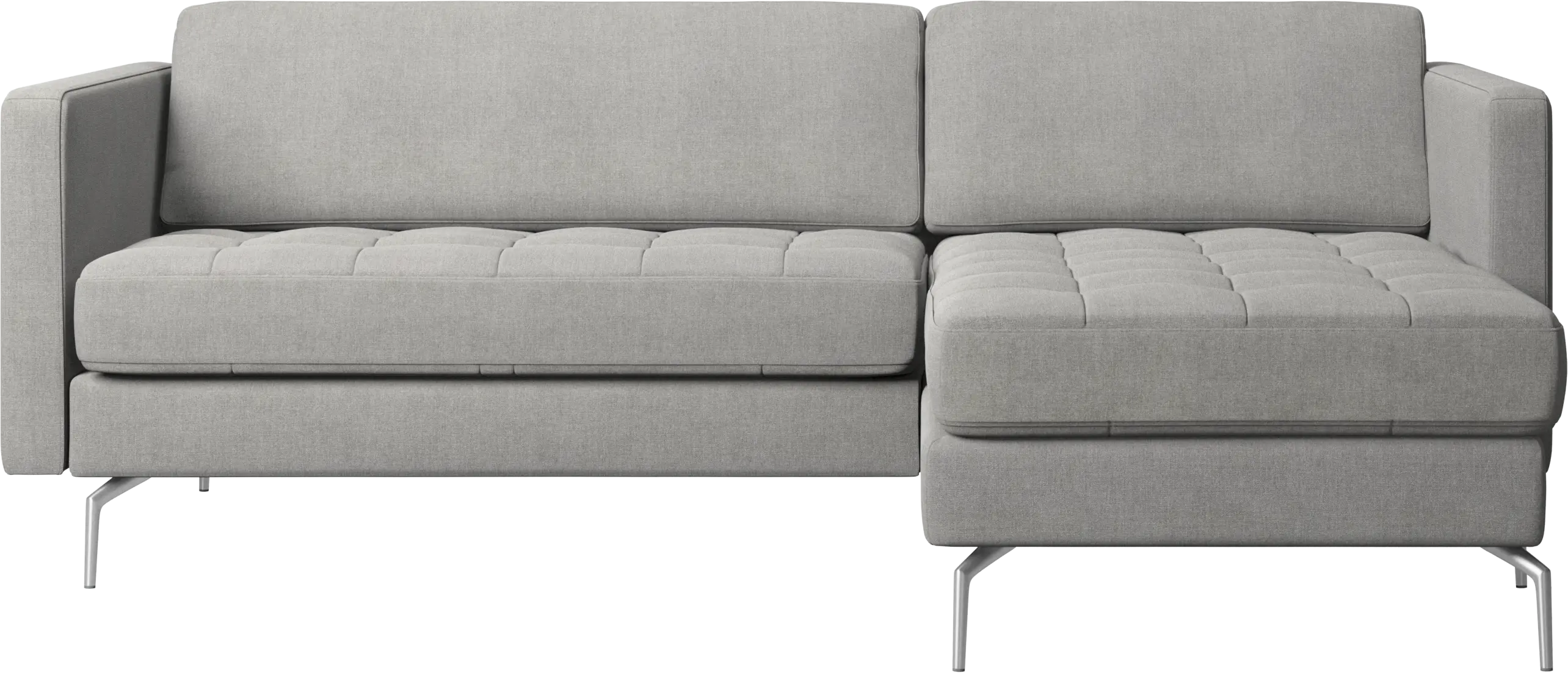 Osaka sofa with resting unit, tufted seat
