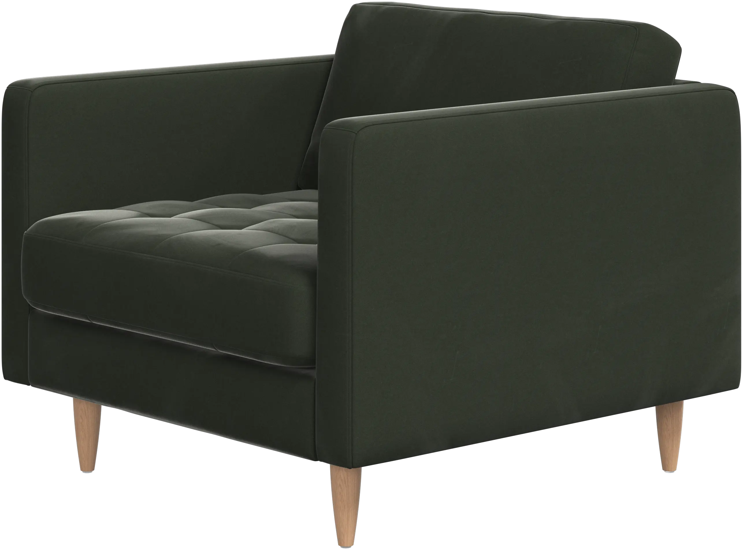 Osaka chair, tufted seat