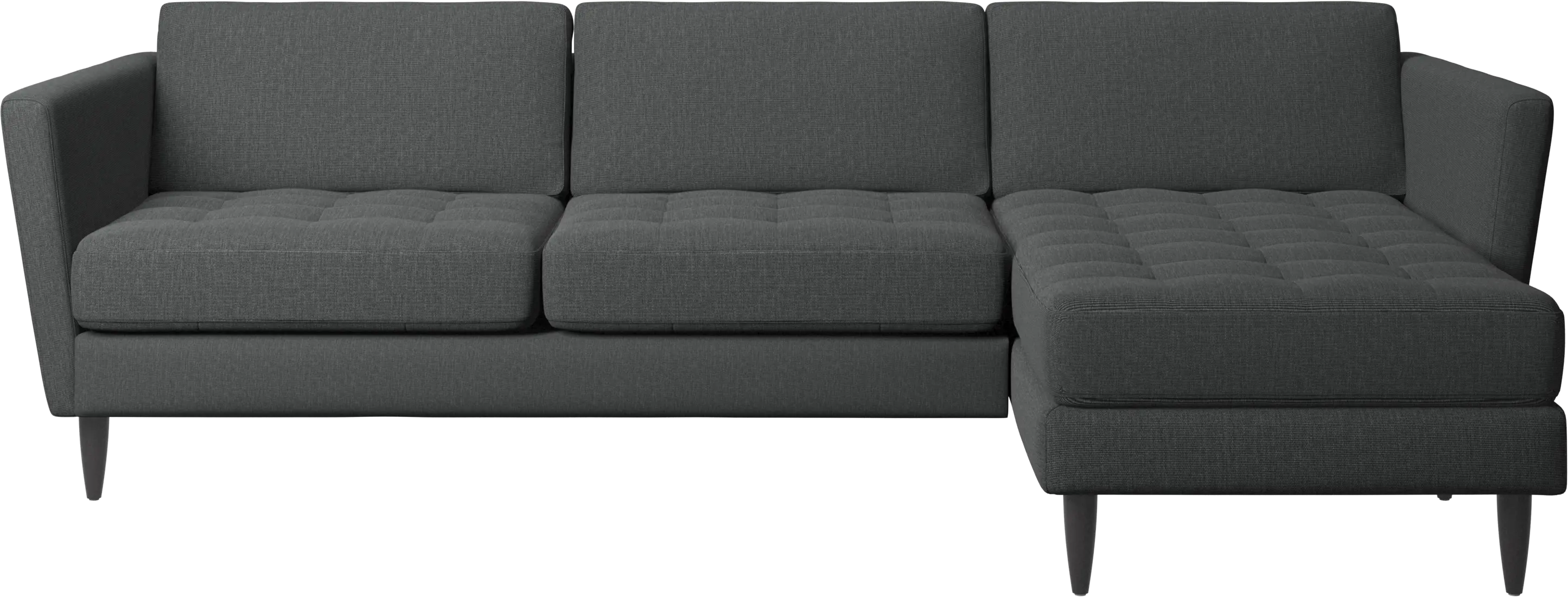 Osaka sofa with resting unit, tufted seat