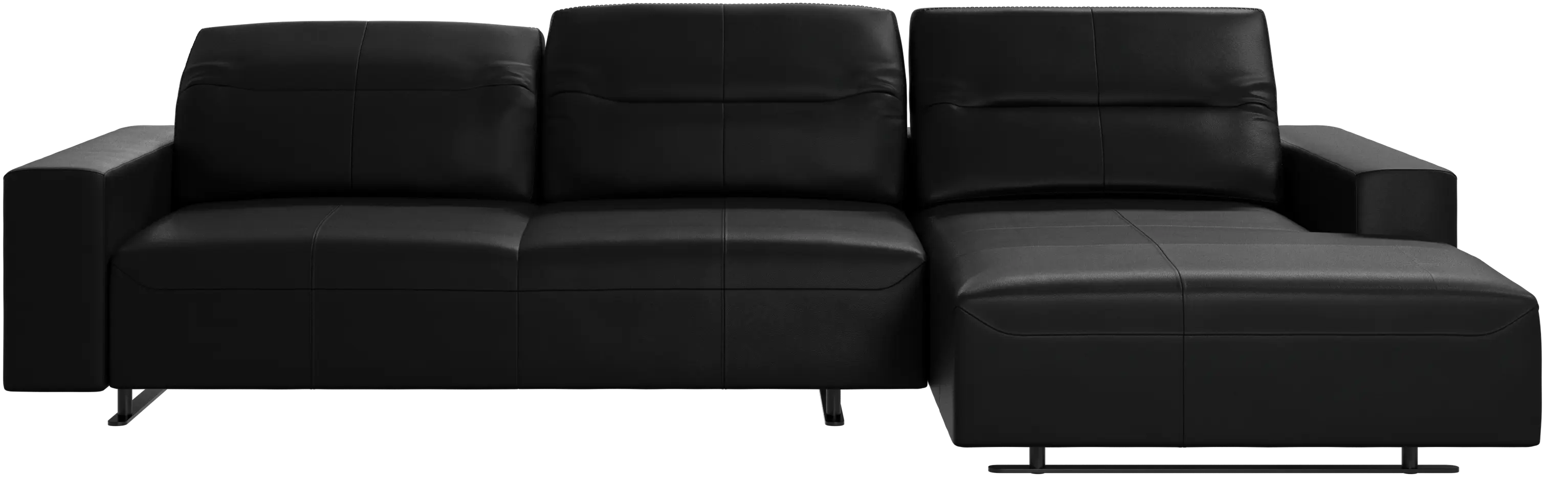 Hampton sofa with adjustable back and resting unit right side