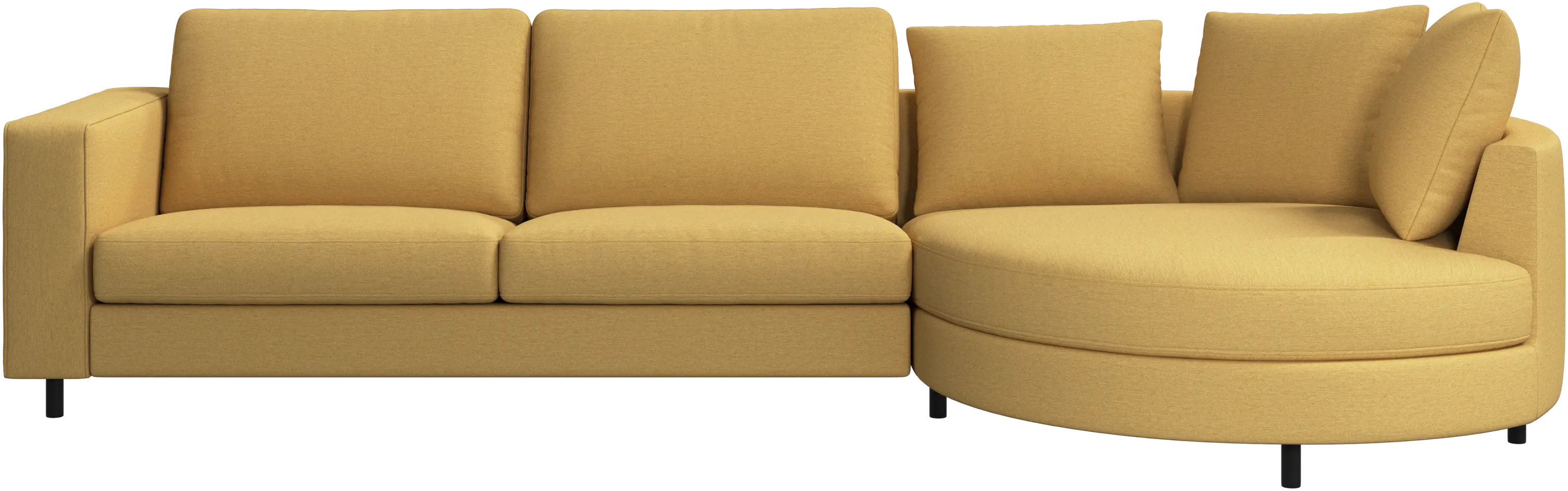 Sofá Indivi con módulo chaise-longue a la derecha