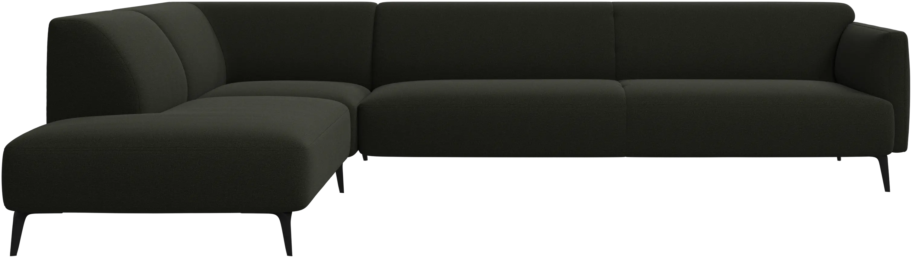Modena corner sofa with lounging unit